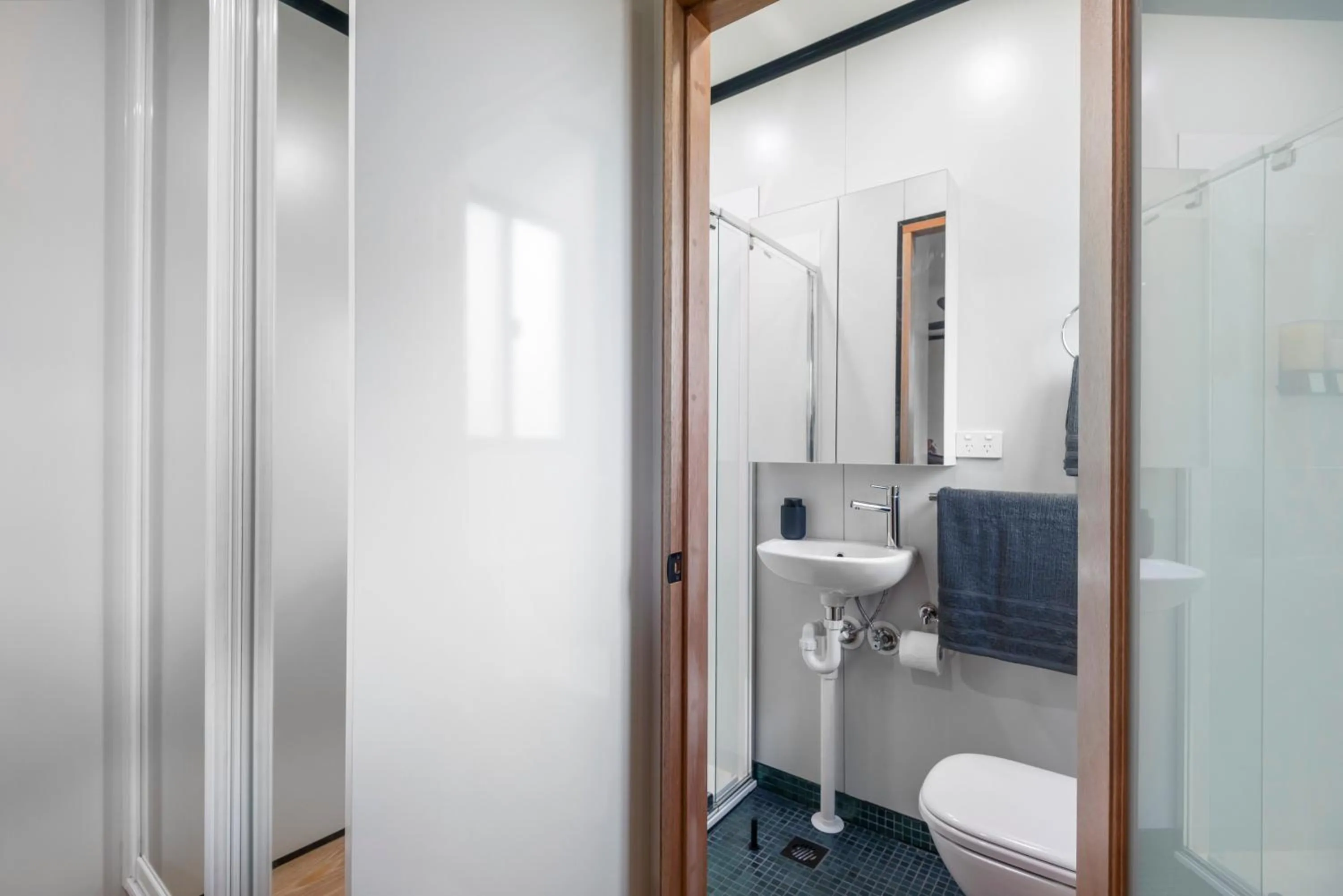 Bathroom in Contained in Nimbin Accommodation