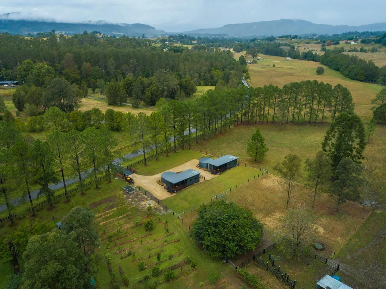 Bird's eye view in Contained in Nimbin Accommodation