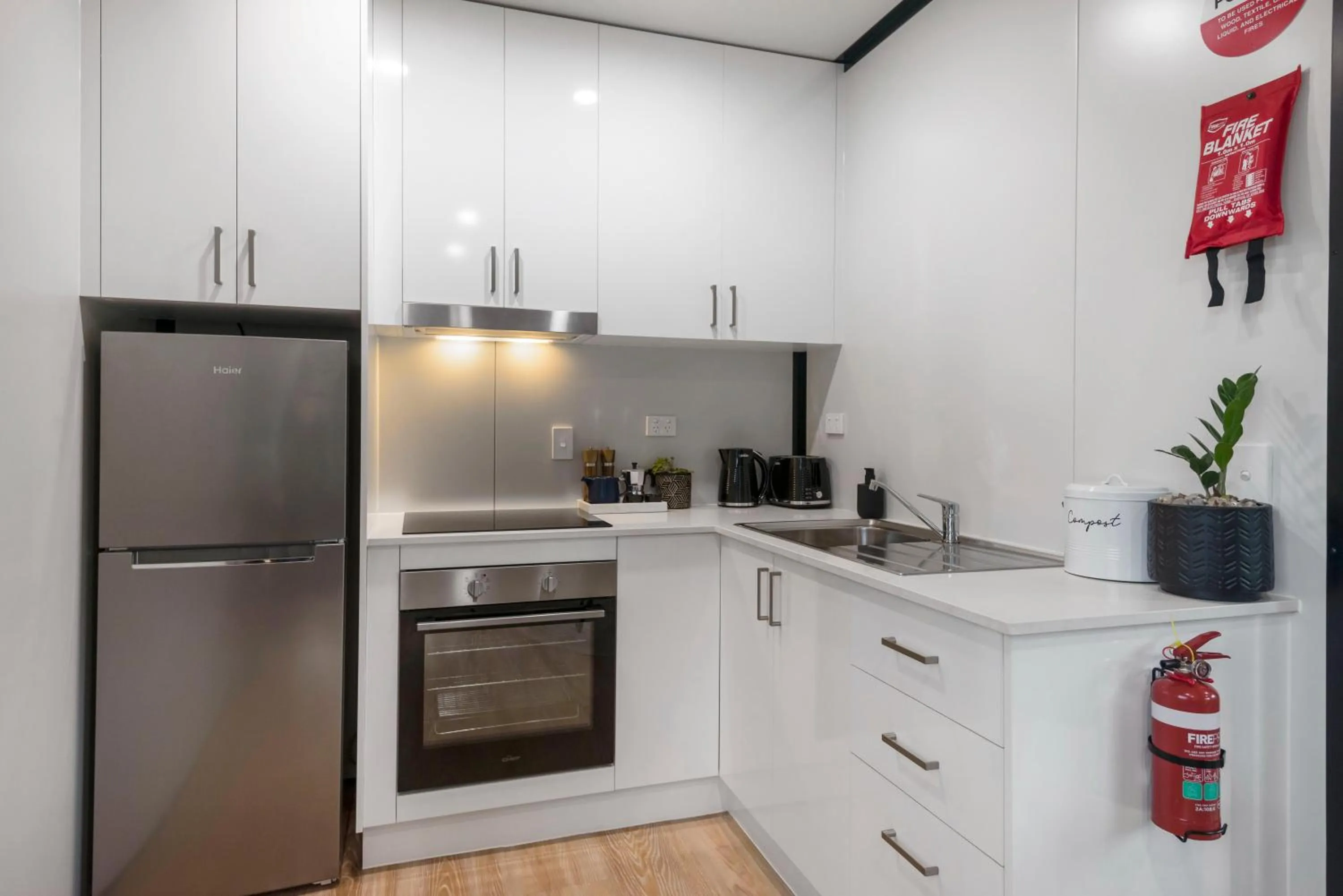 Kitchen or kitchenette in Contained in Nimbin Accommodation