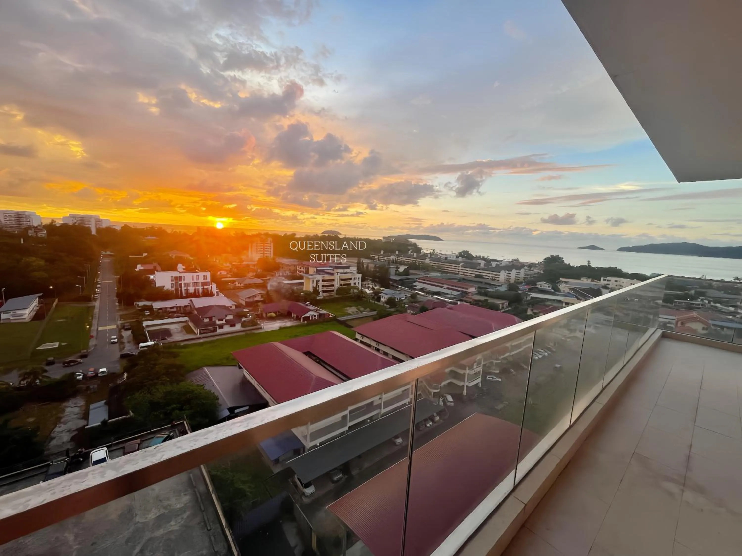 View (from property/room) in QUEENSLAND SUITES at Aru Suites, Kota Kinabalu