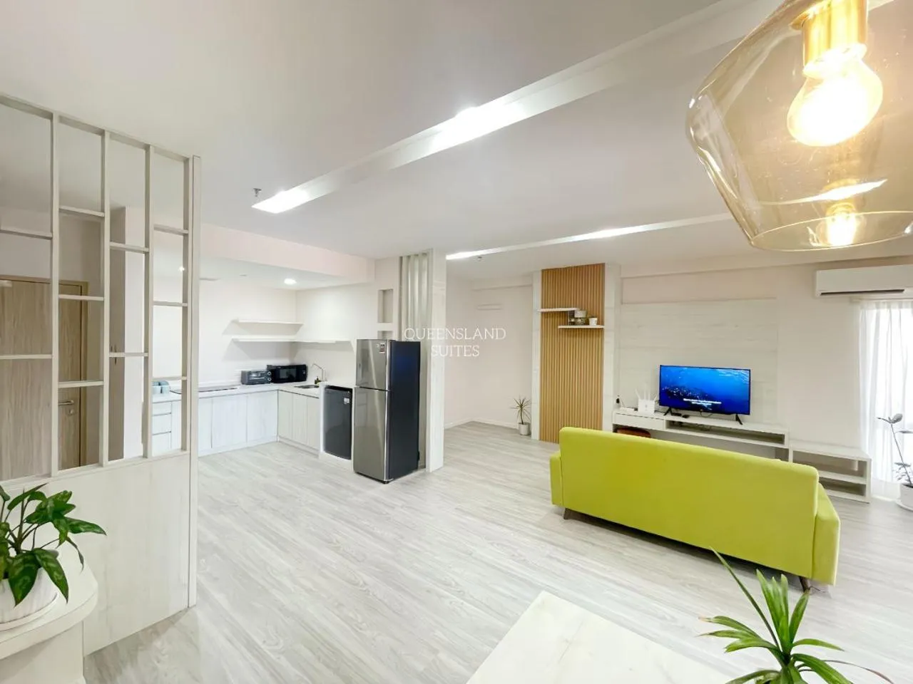 Living room in QUEENSLAND SUITES at Aru Suites, Kota Kinabalu