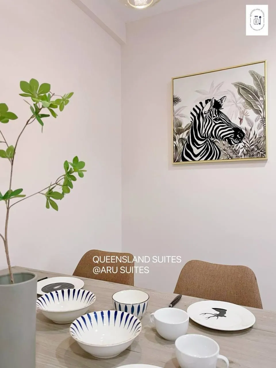 Dining area in QUEENSLAND SUITES at Aru Suites, Kota Kinabalu