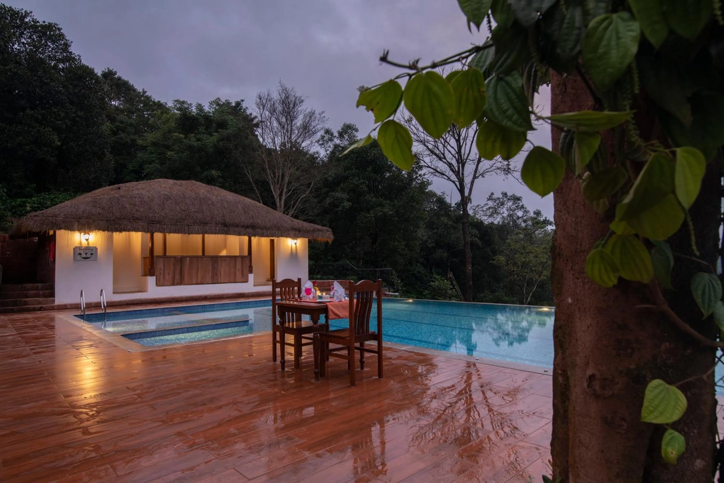 Pool view in Trishvam Tapovana