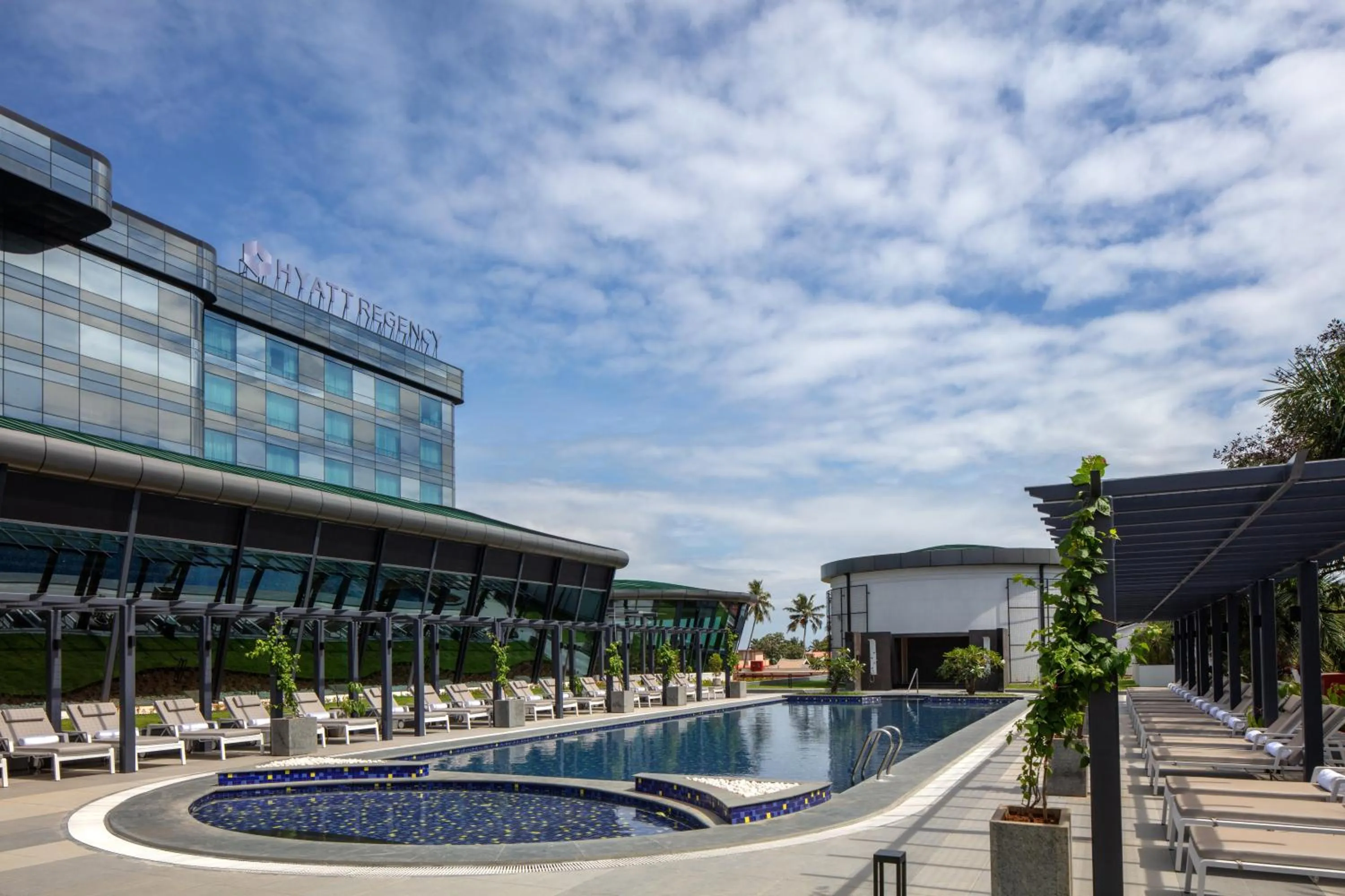 Pool view in Hyatt Regency Trivandrum