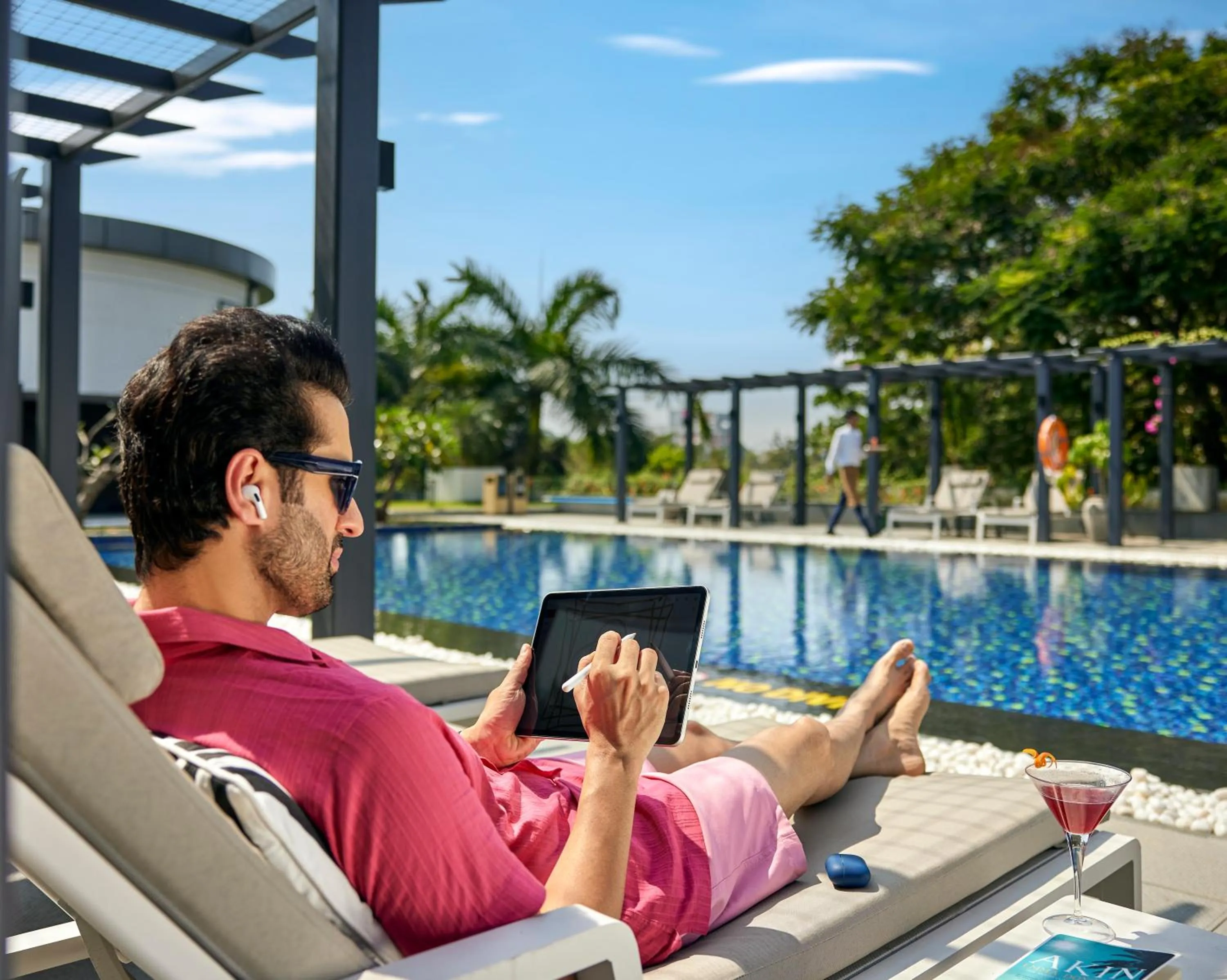 Pool view in Hyatt Regency Trivandrum
