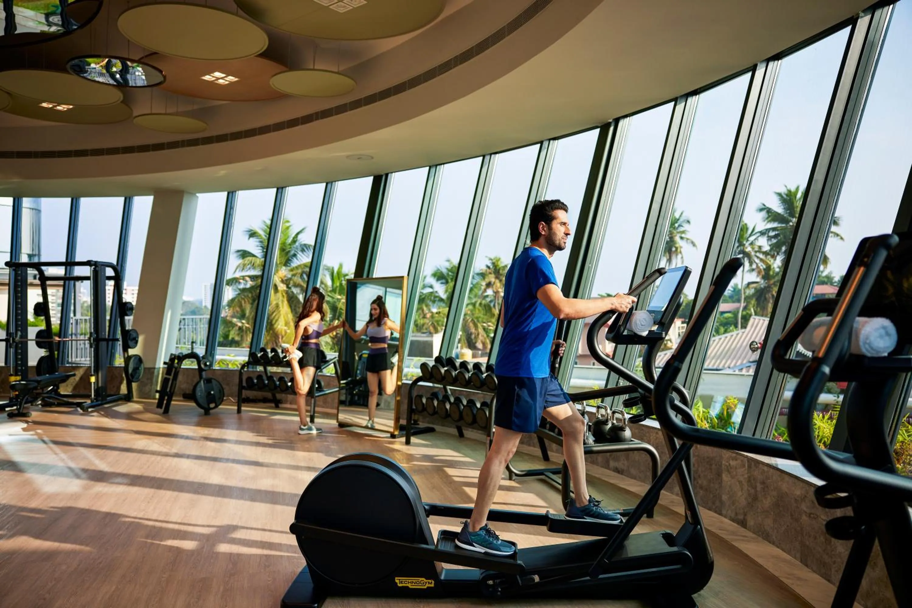 Fitness centre/facilities in Hyatt Regency Trivandrum
