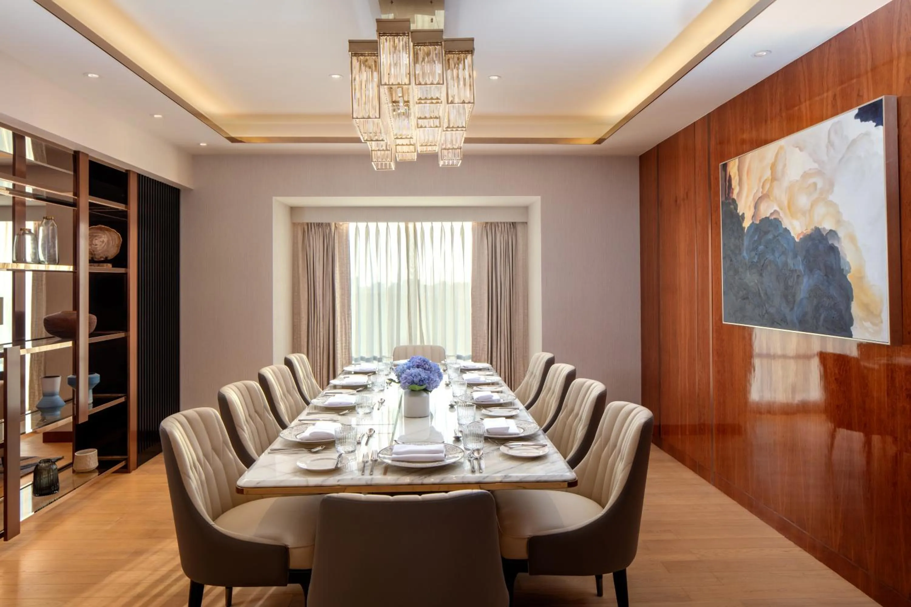 Dining area in Hyatt Regency Trivandrum