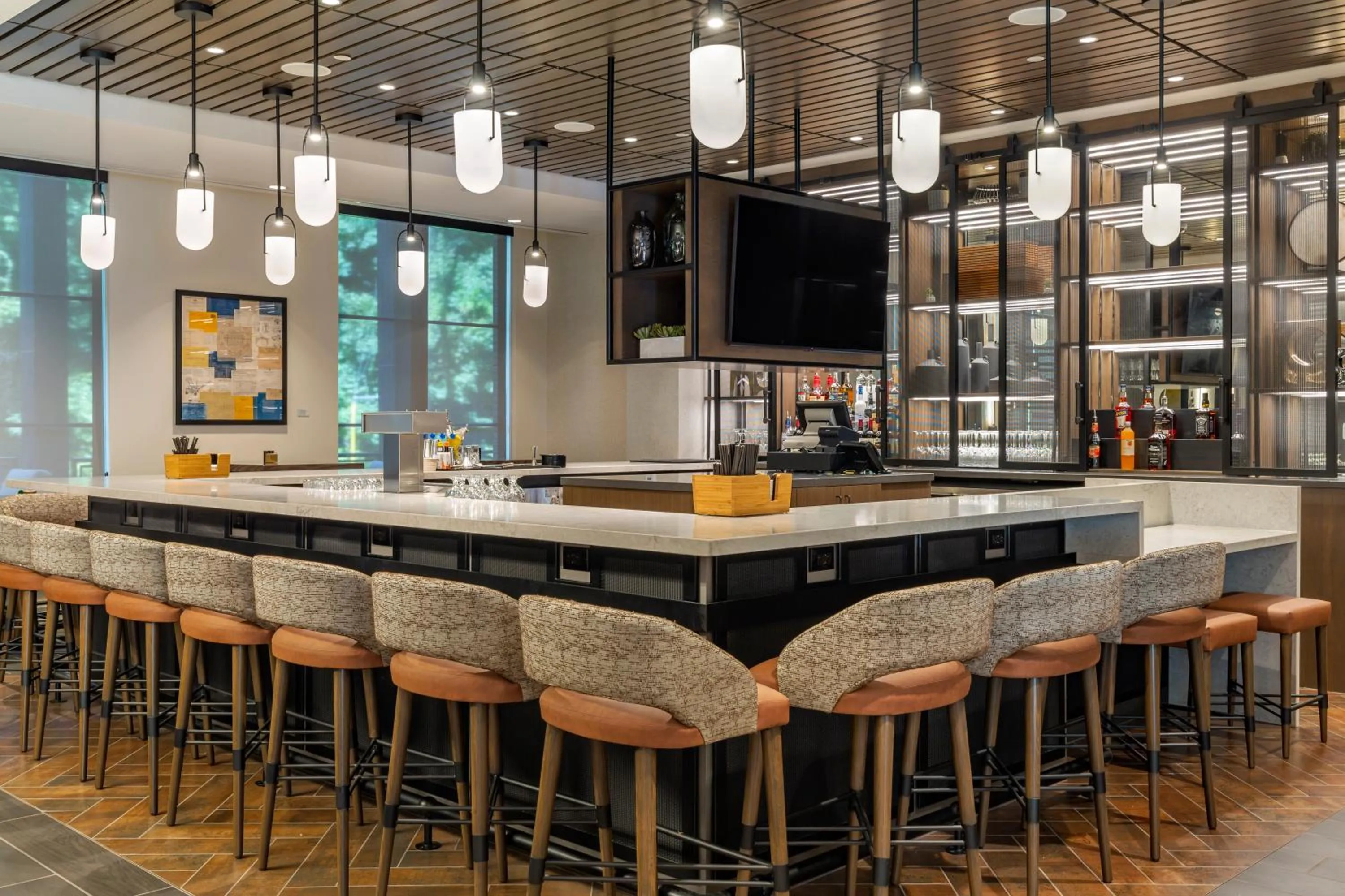 Lounge or bar in Cambria Hotel New Haven University Area