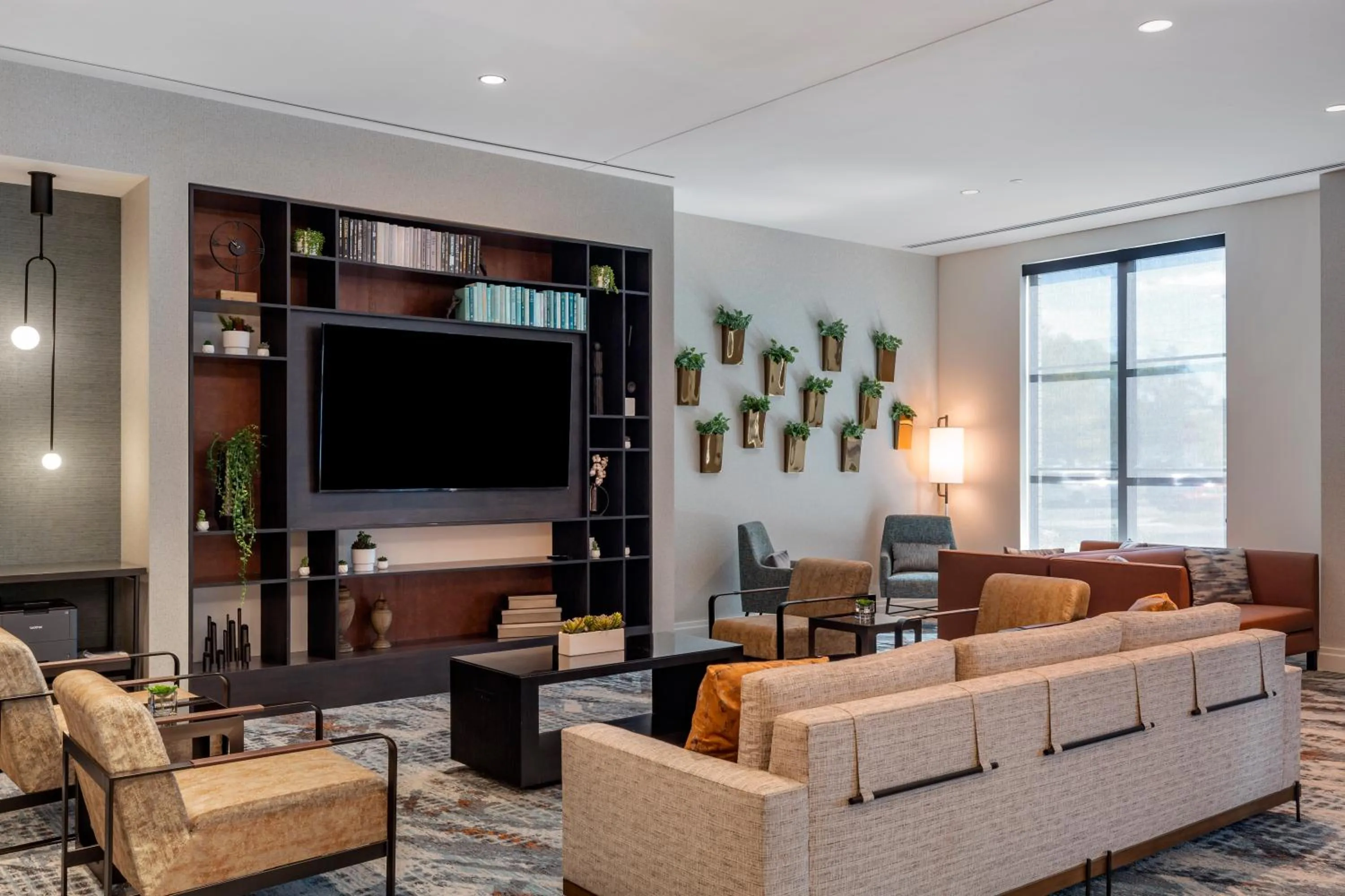 Seating area in Cambria Hotel New Haven University Area