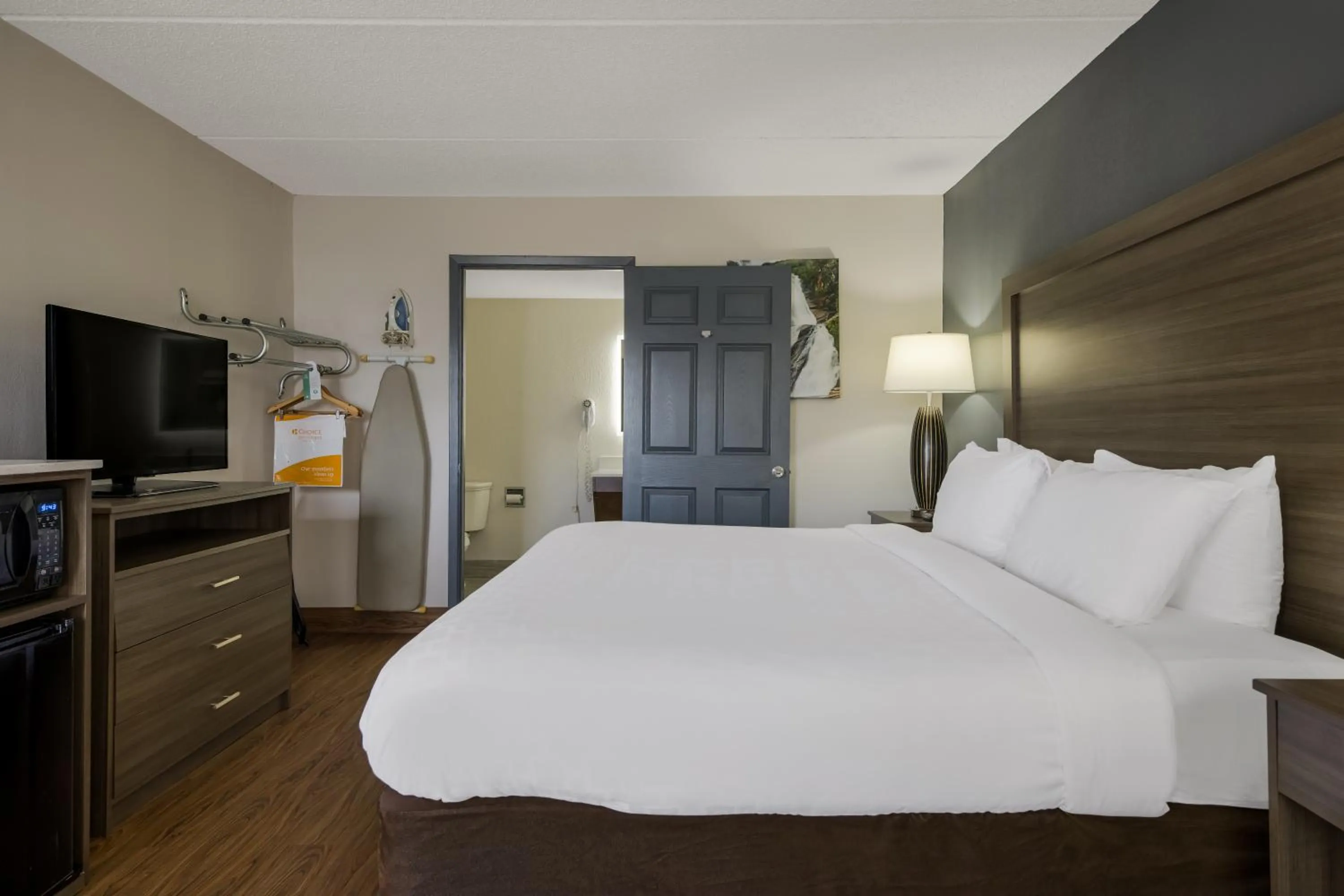 Photo of the whole room, Bed in Quality Inn Asheville Airport