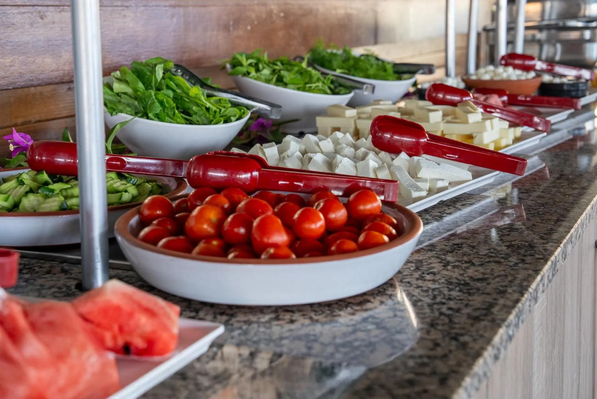 Food and drinks in Side Beach Club