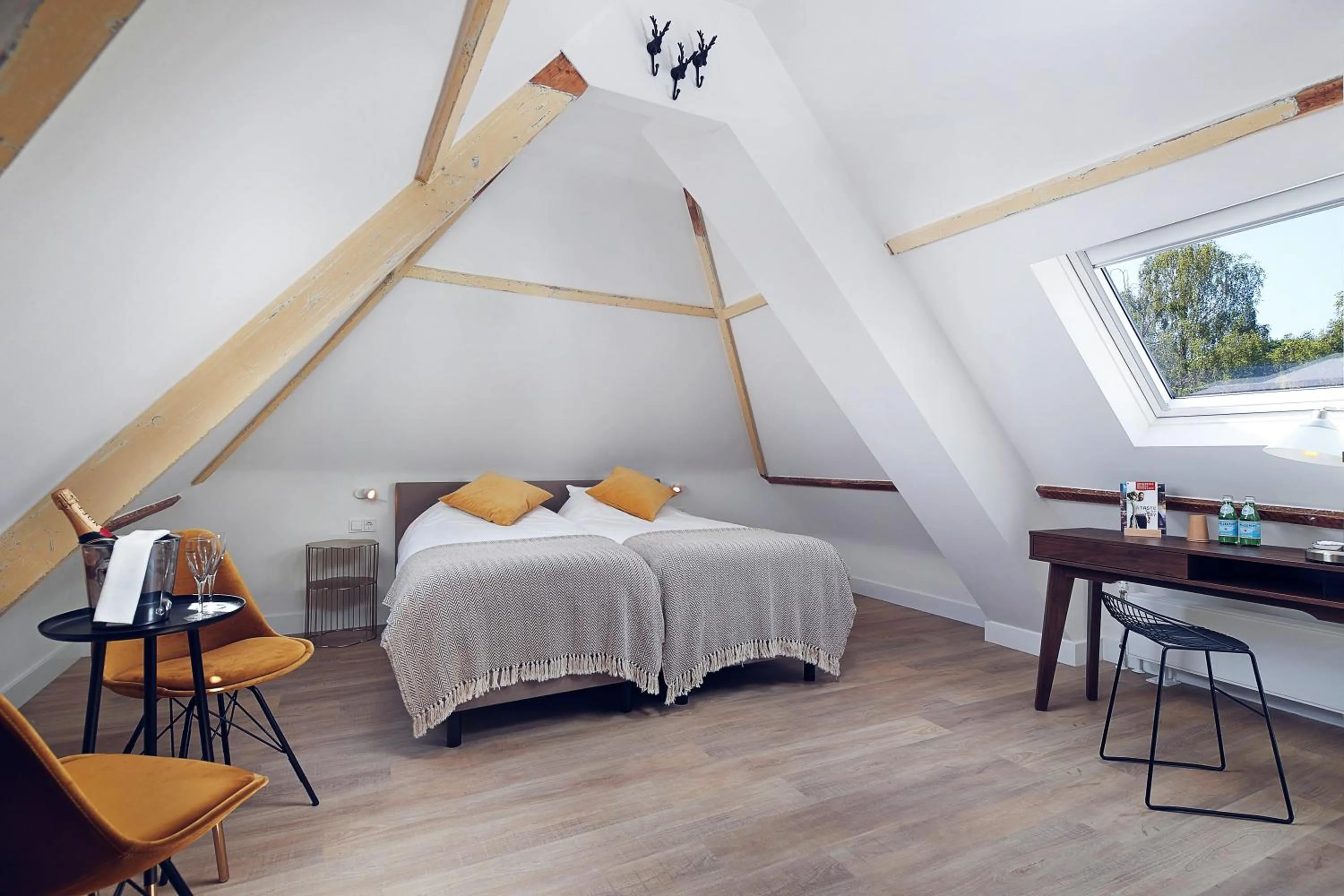 Bed in Boutique Hotel Bellevue