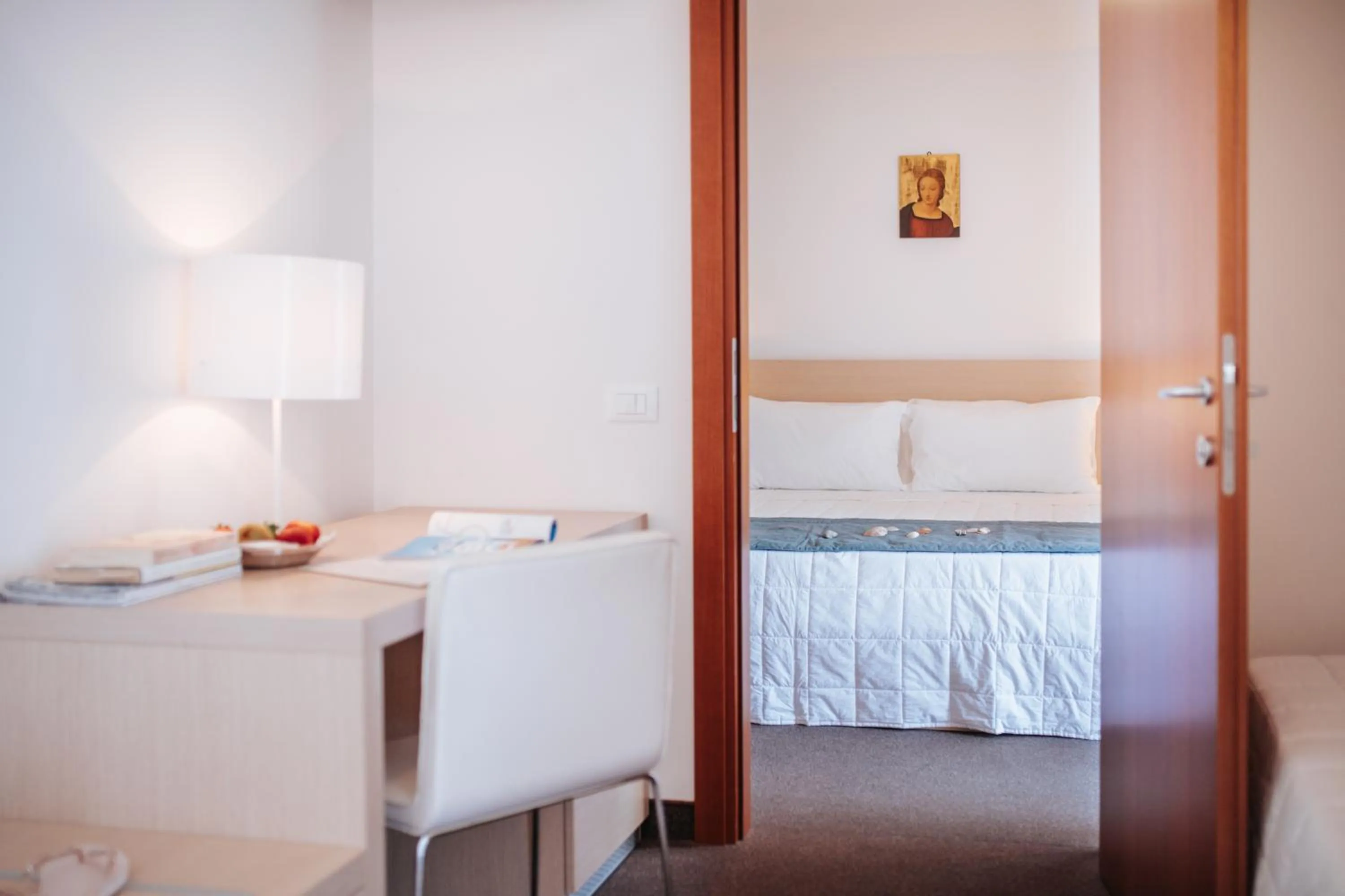 Bed in Hotel Argentina