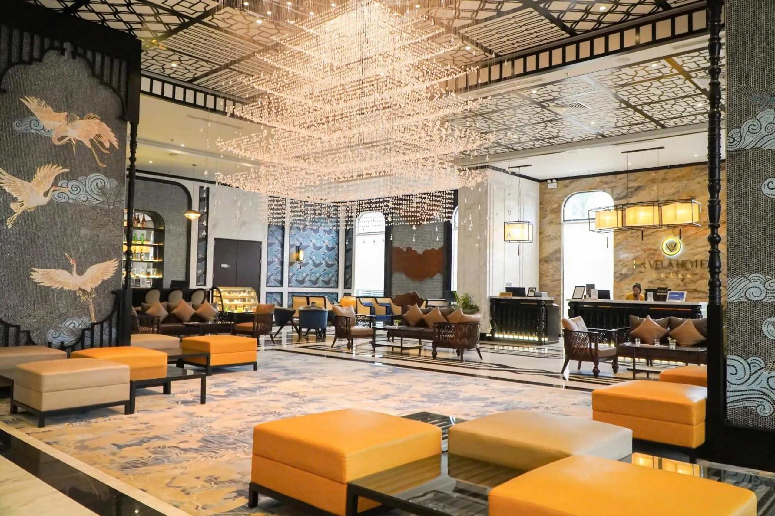 Property building in La Vela Hue Hotel