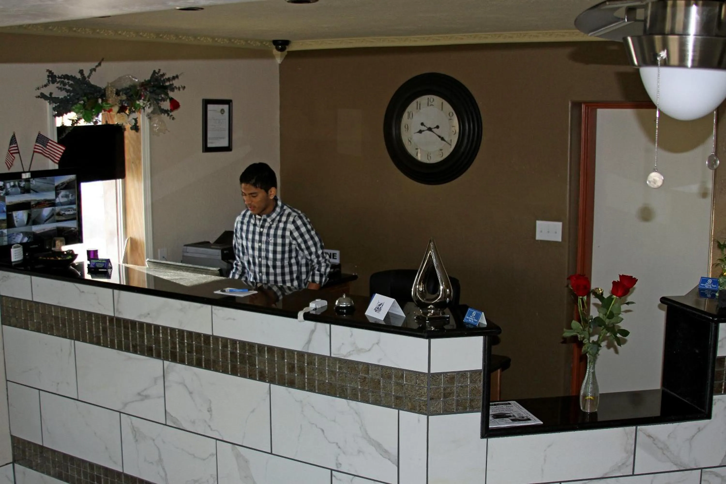 Lobby or reception in Executive Inn Snyder