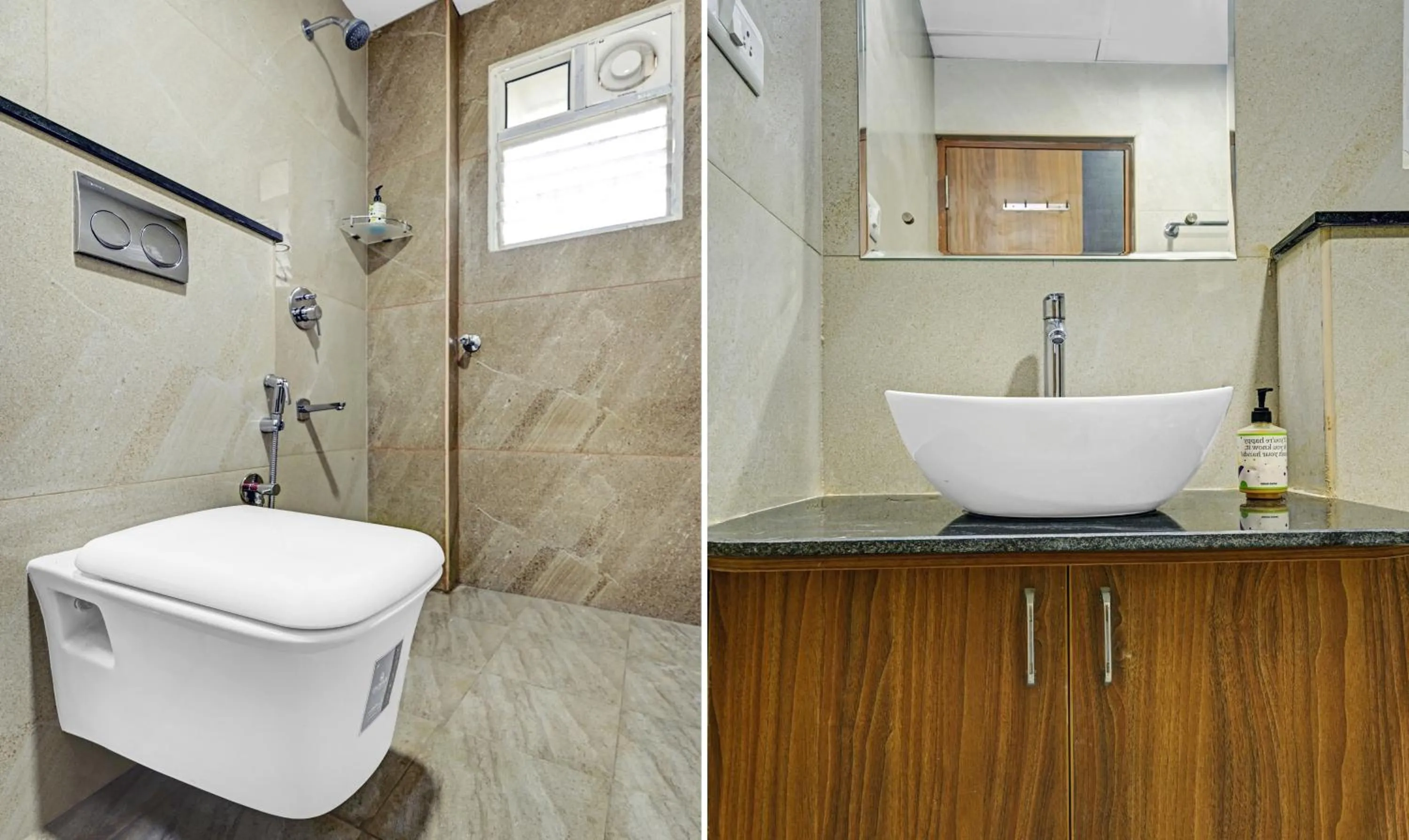 Bathroom in Treebo Worldtree Manyata Thanisandra