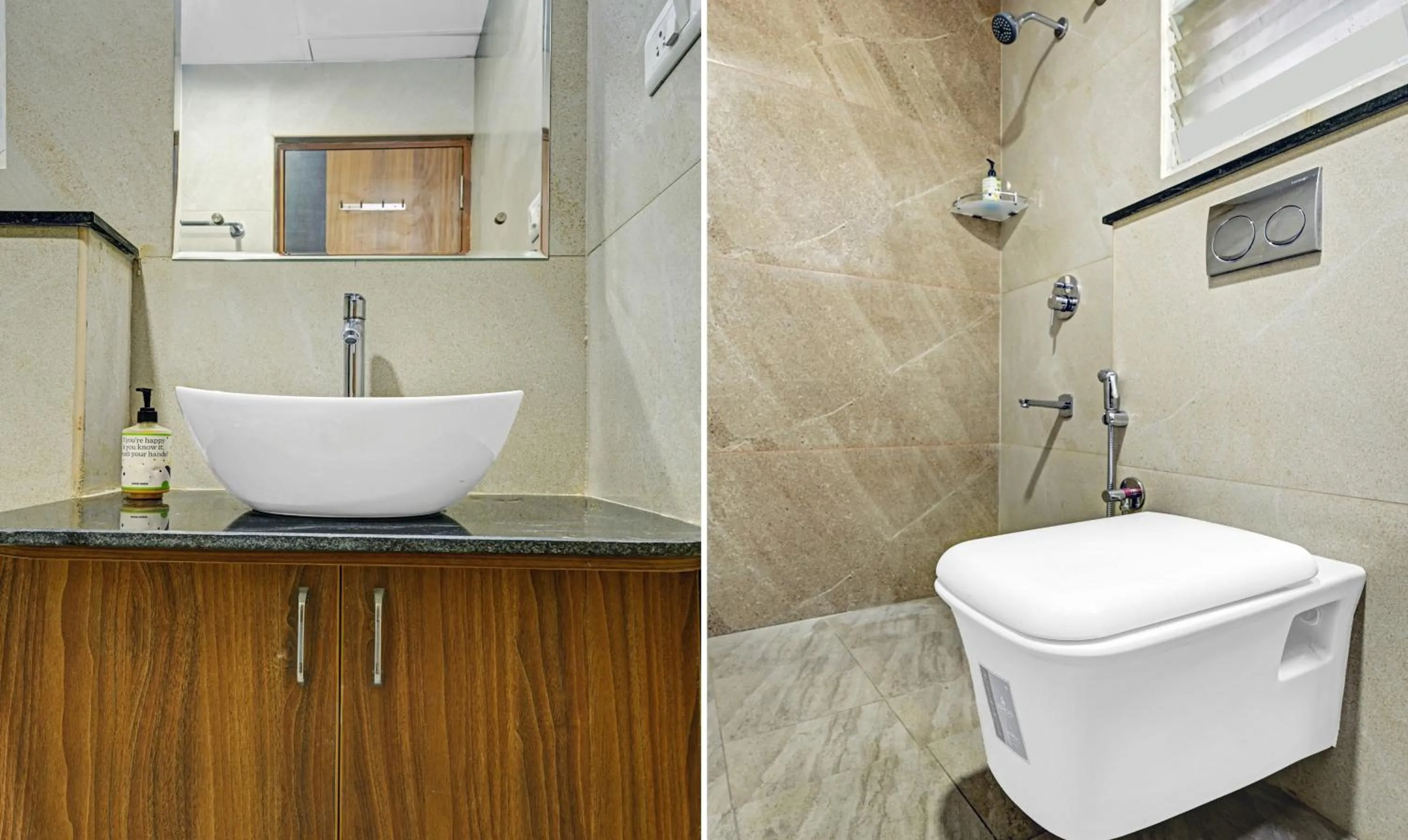 Bathroom in Treebo Worldtree Manyata Thanisandra