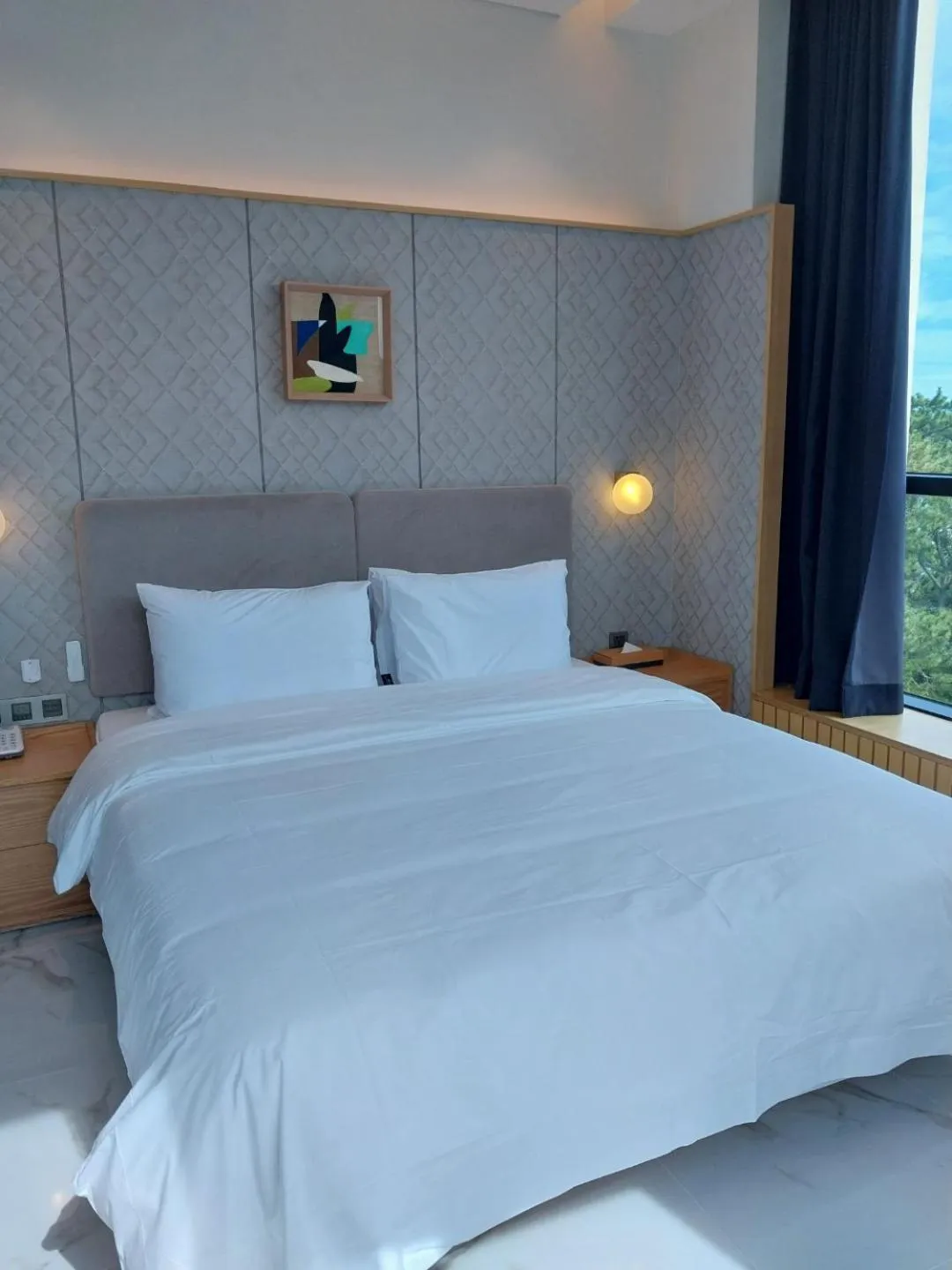 Bed in The Club Hotel Gijang Yeonhwari