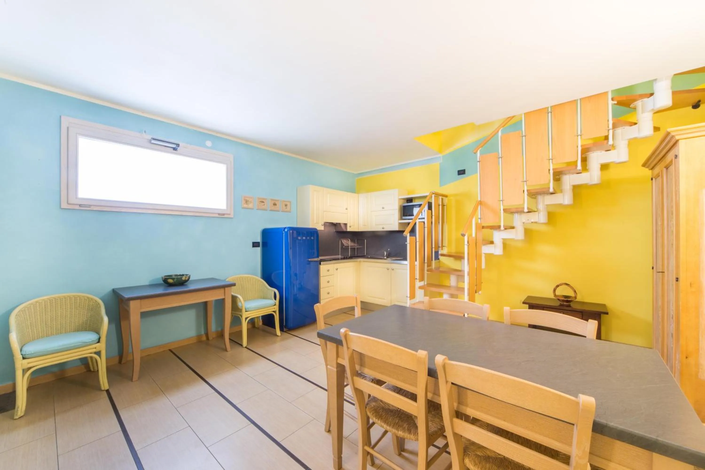 Living room in World Village Apartments