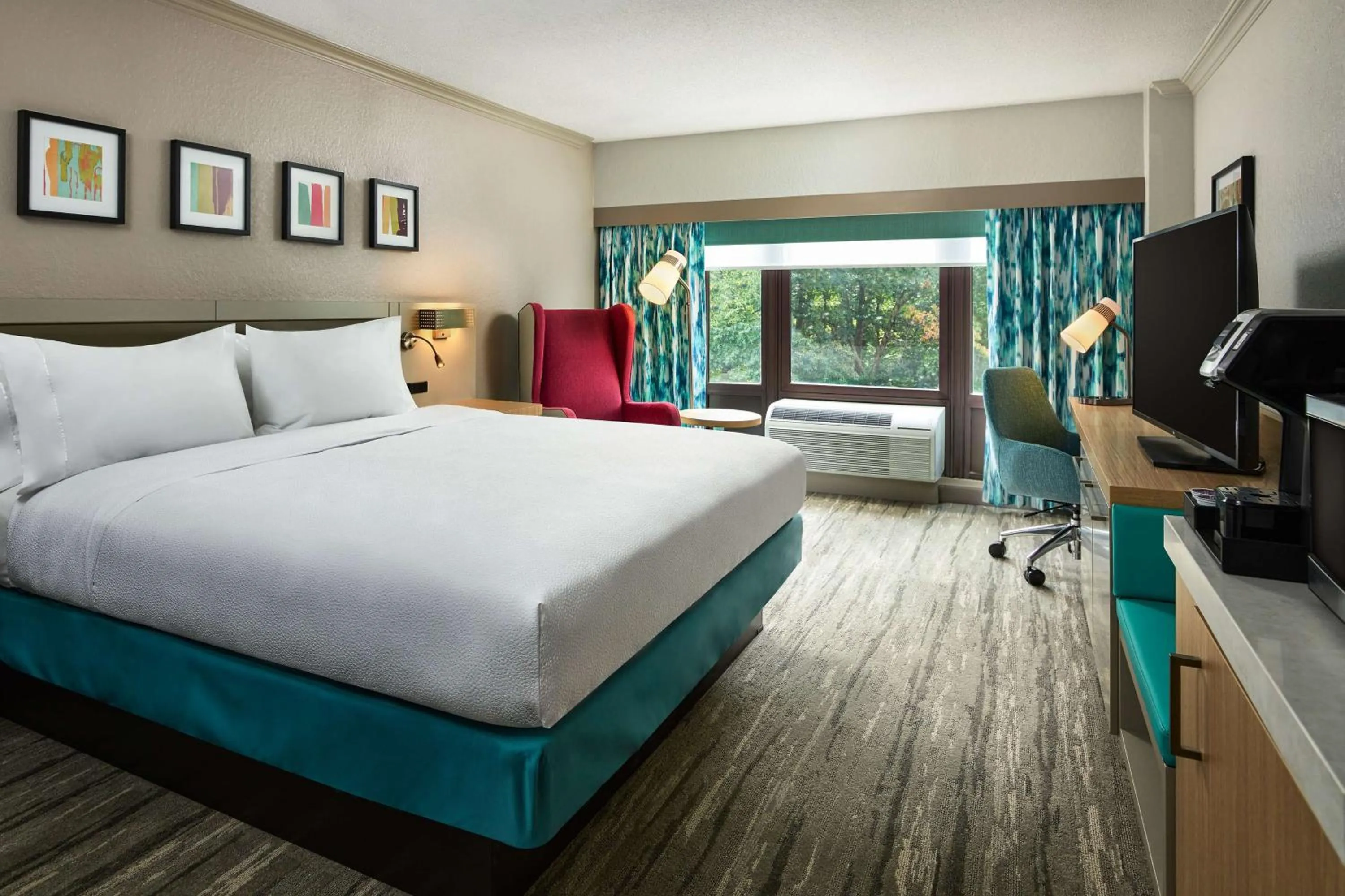 Bed in Hilton Garden Inn Tewksbury Andover