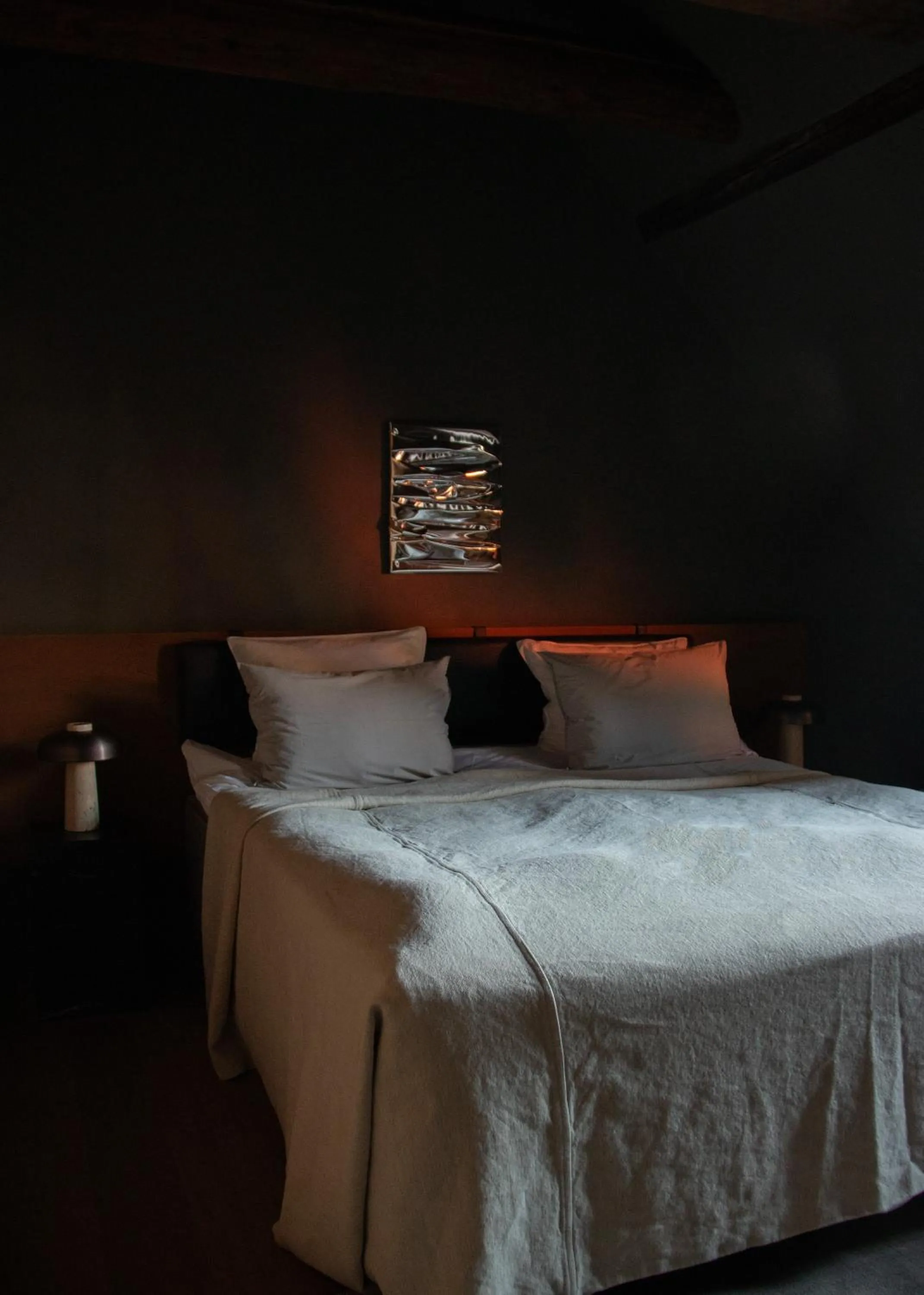 Bed in Audo Boutique Hotel