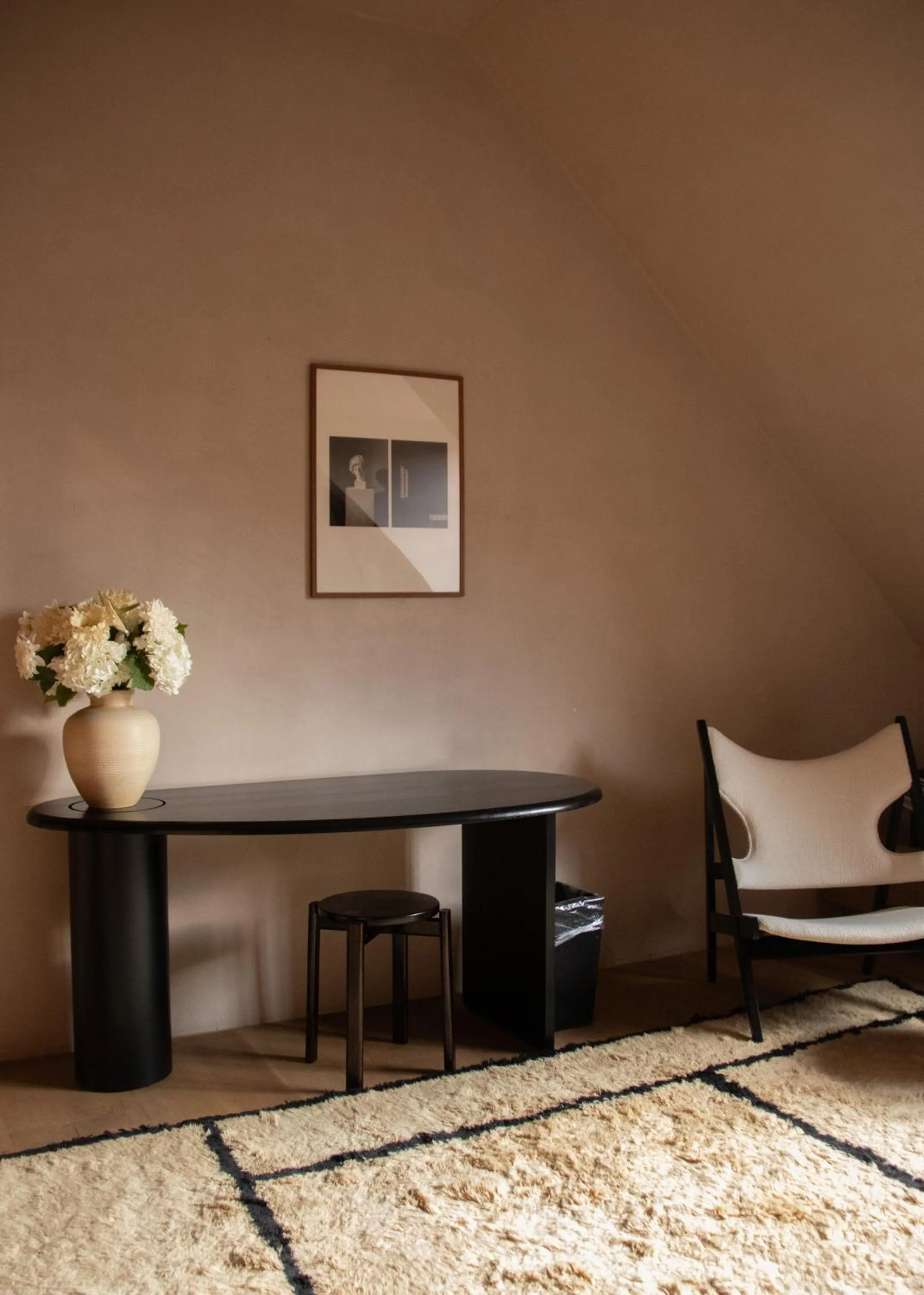 Seating area in Audo Boutique Hotel