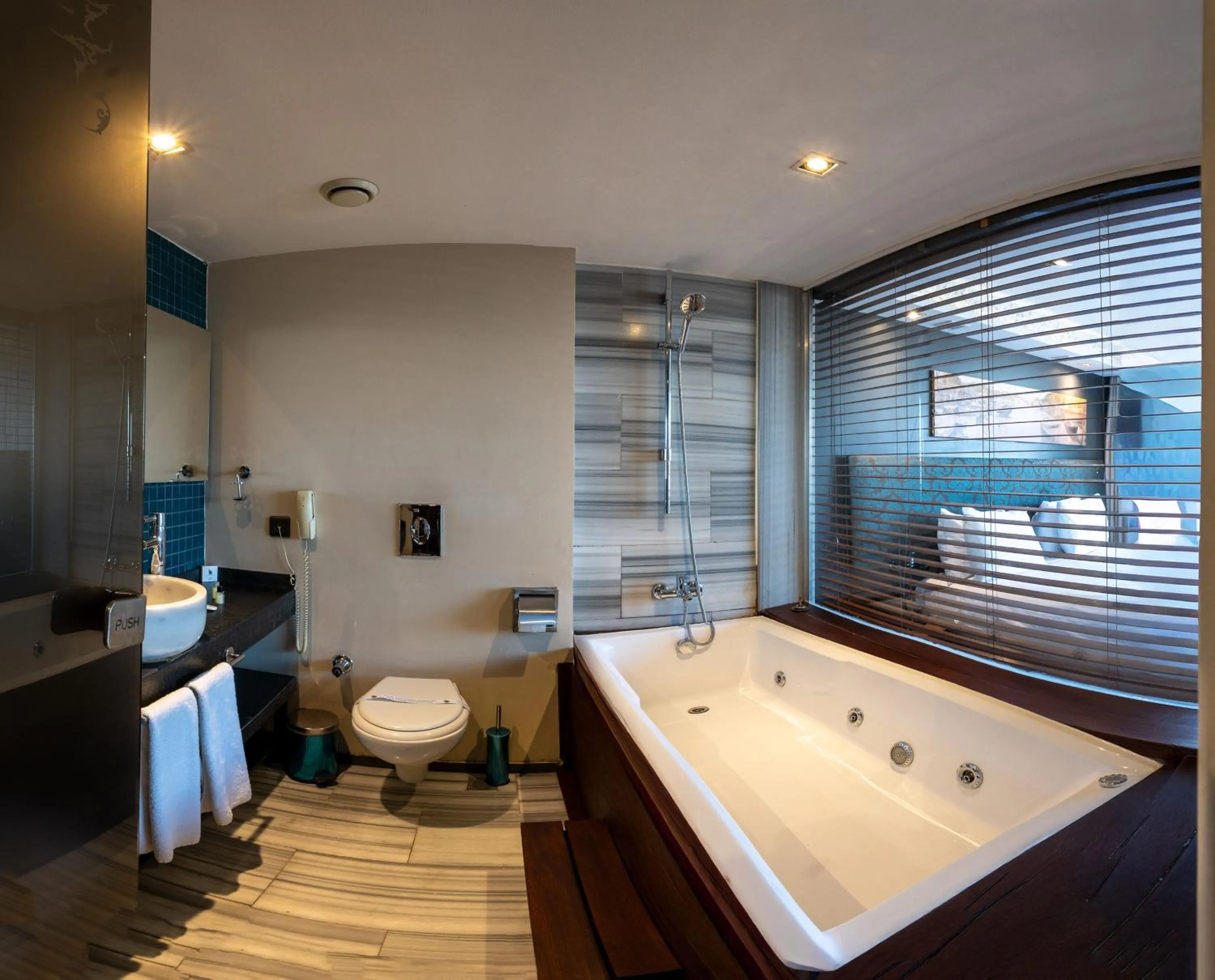 Bathroom, Bed in Pera Tulip Hotel & Spa