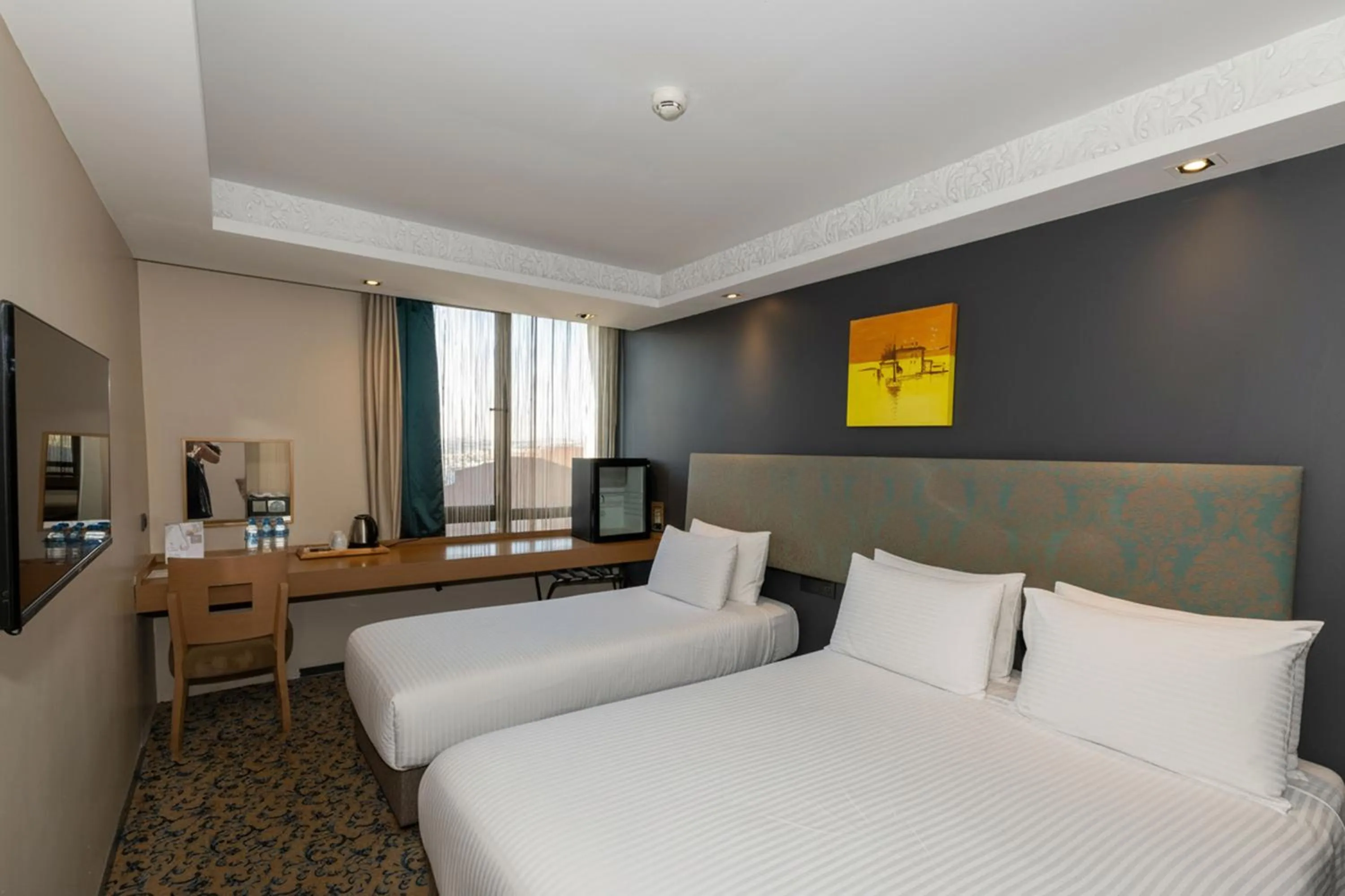 Photo of the whole room, Bed in Pera Tulip Hotel & Spa