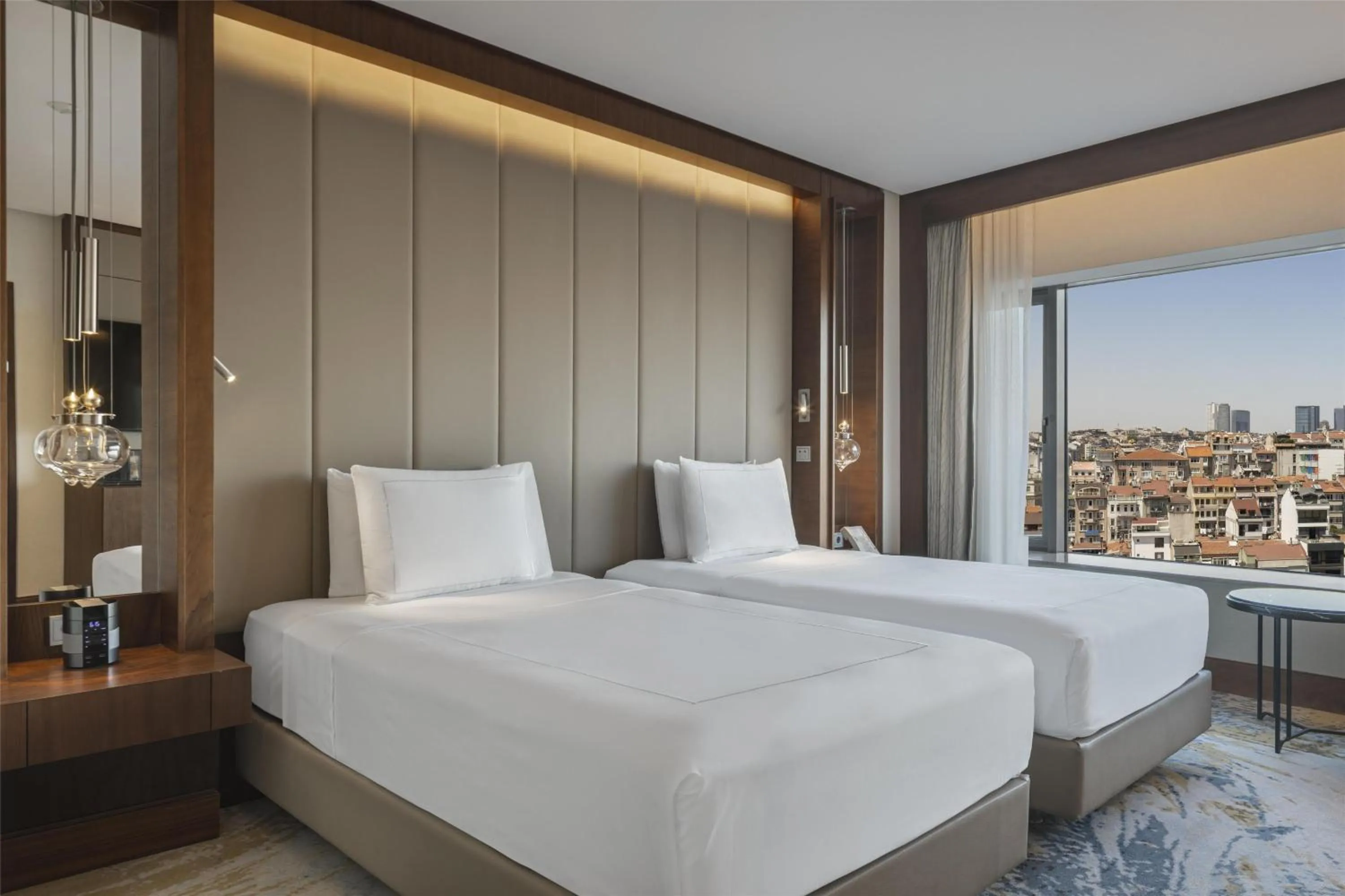 Bed in Conrad Istanbul Bosphorus
