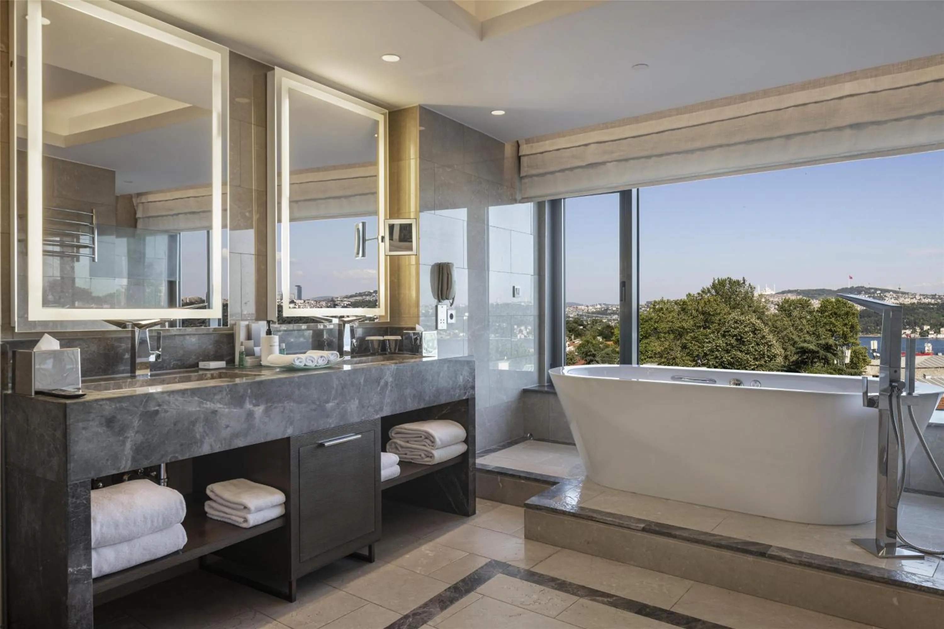 Bathroom in Conrad Istanbul Bosphorus
