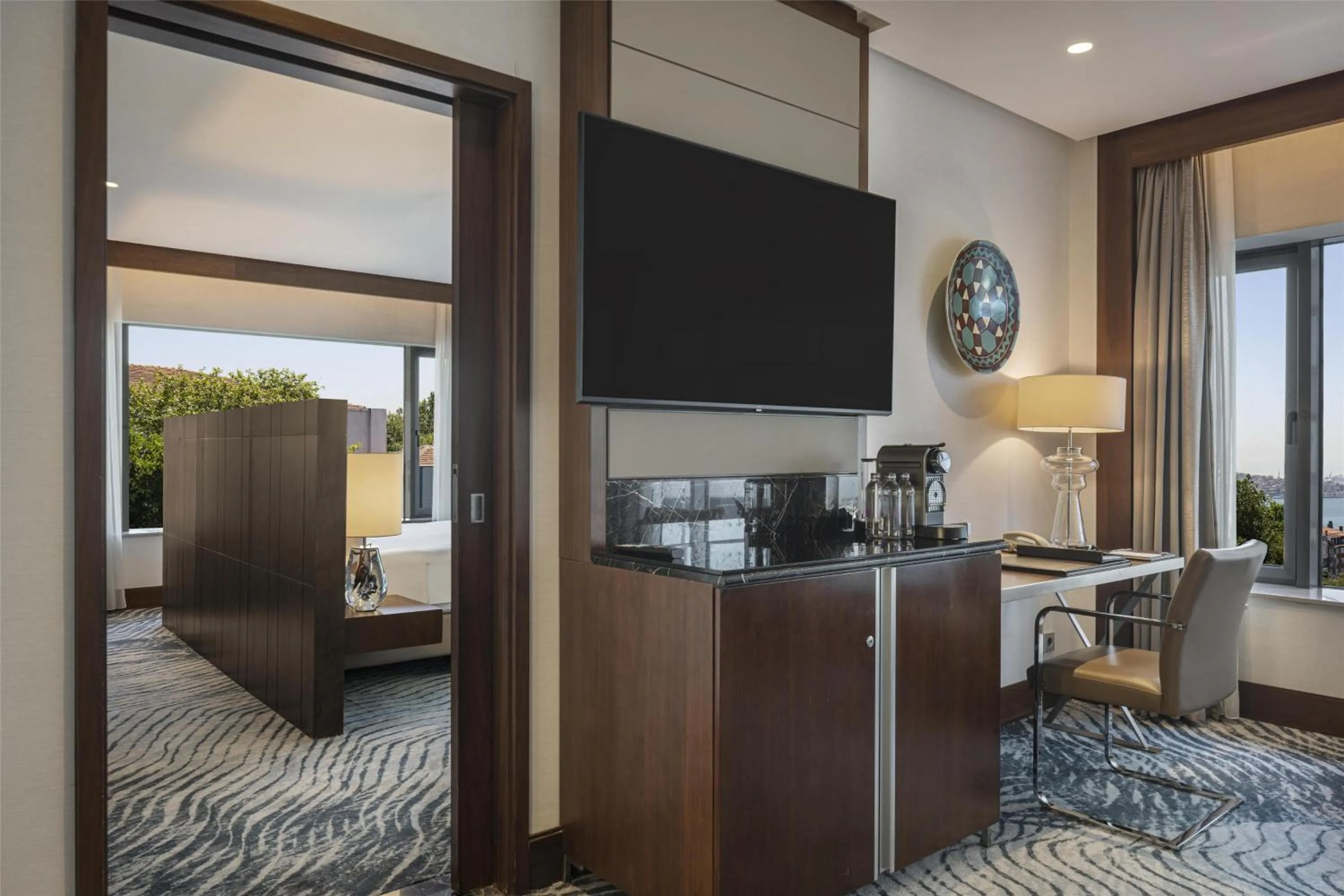 Bedroom in Conrad Istanbul Bosphorus