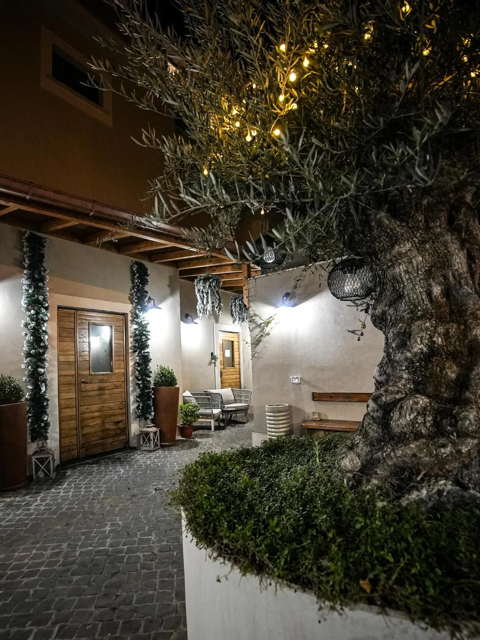 Patio in Drì bed & breakfast