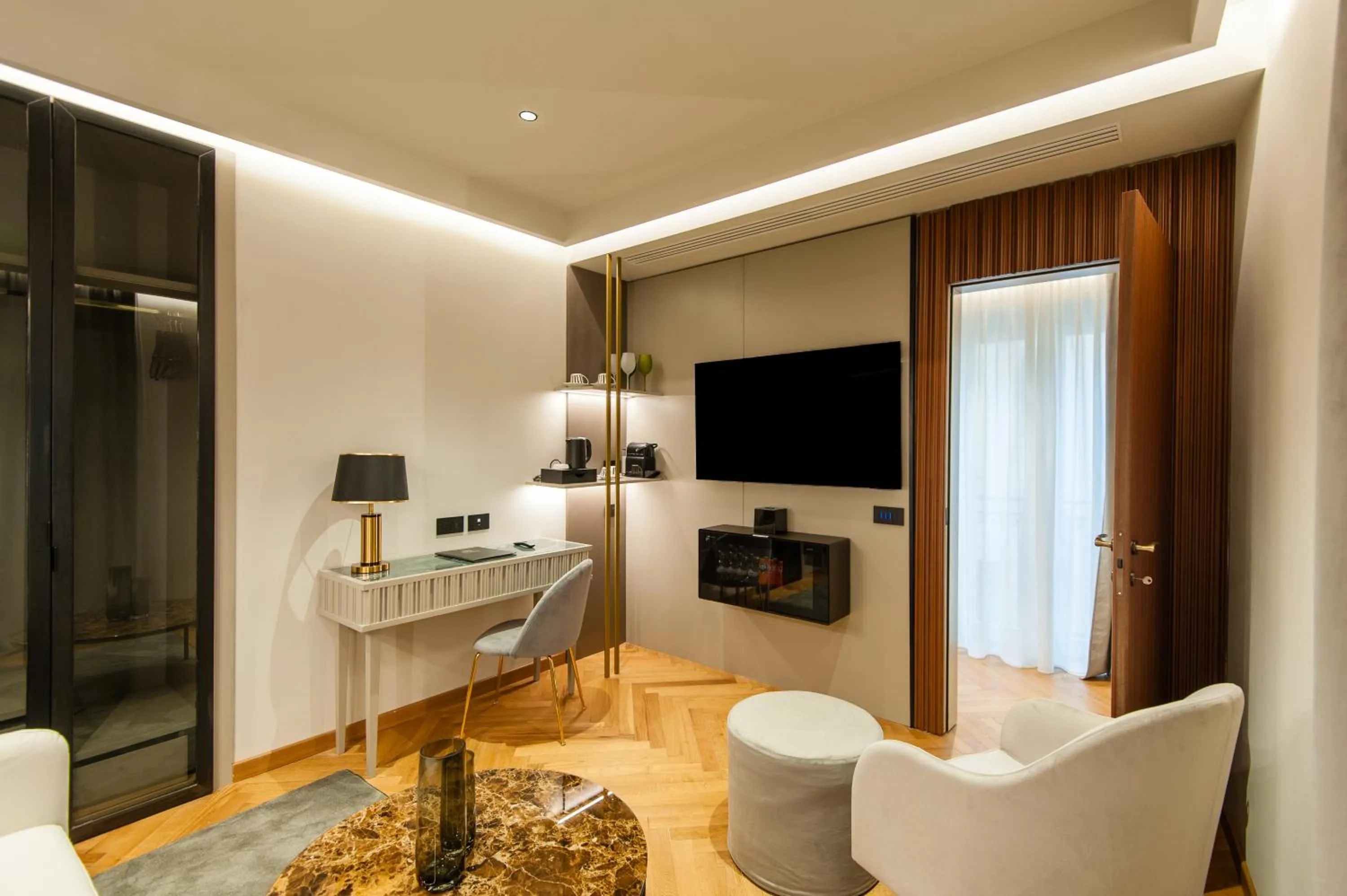 Seating area in Hotel Delle Nazioni