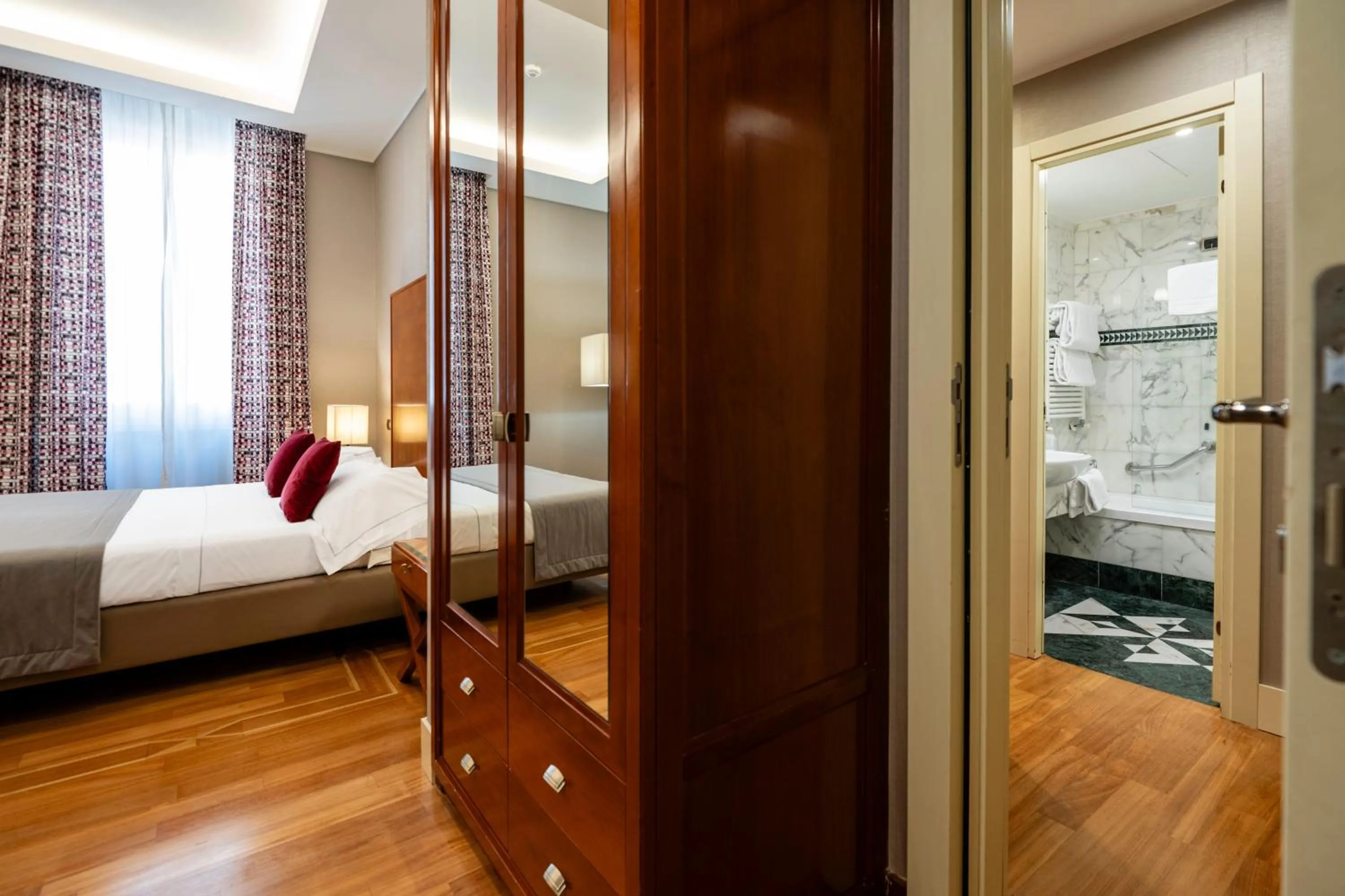 Photo of the whole room, Bed in Hotel Delle Nazioni