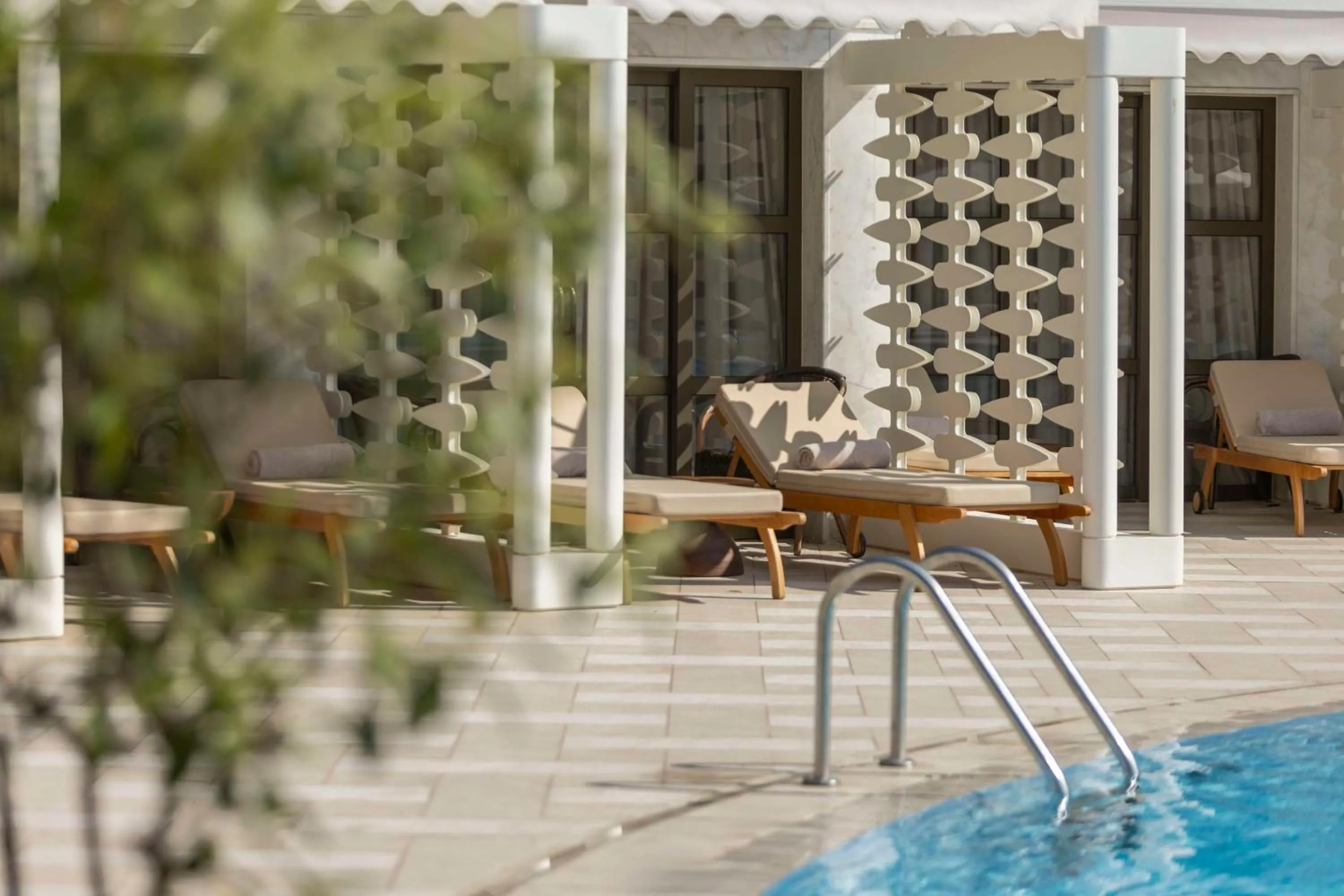 Pool view in Hilton Istanbul Bosphorus