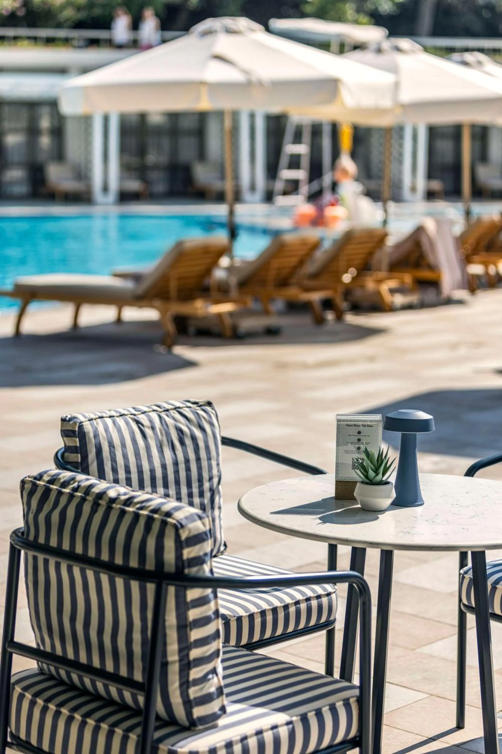 Pool view in Hilton Istanbul Bosphorus