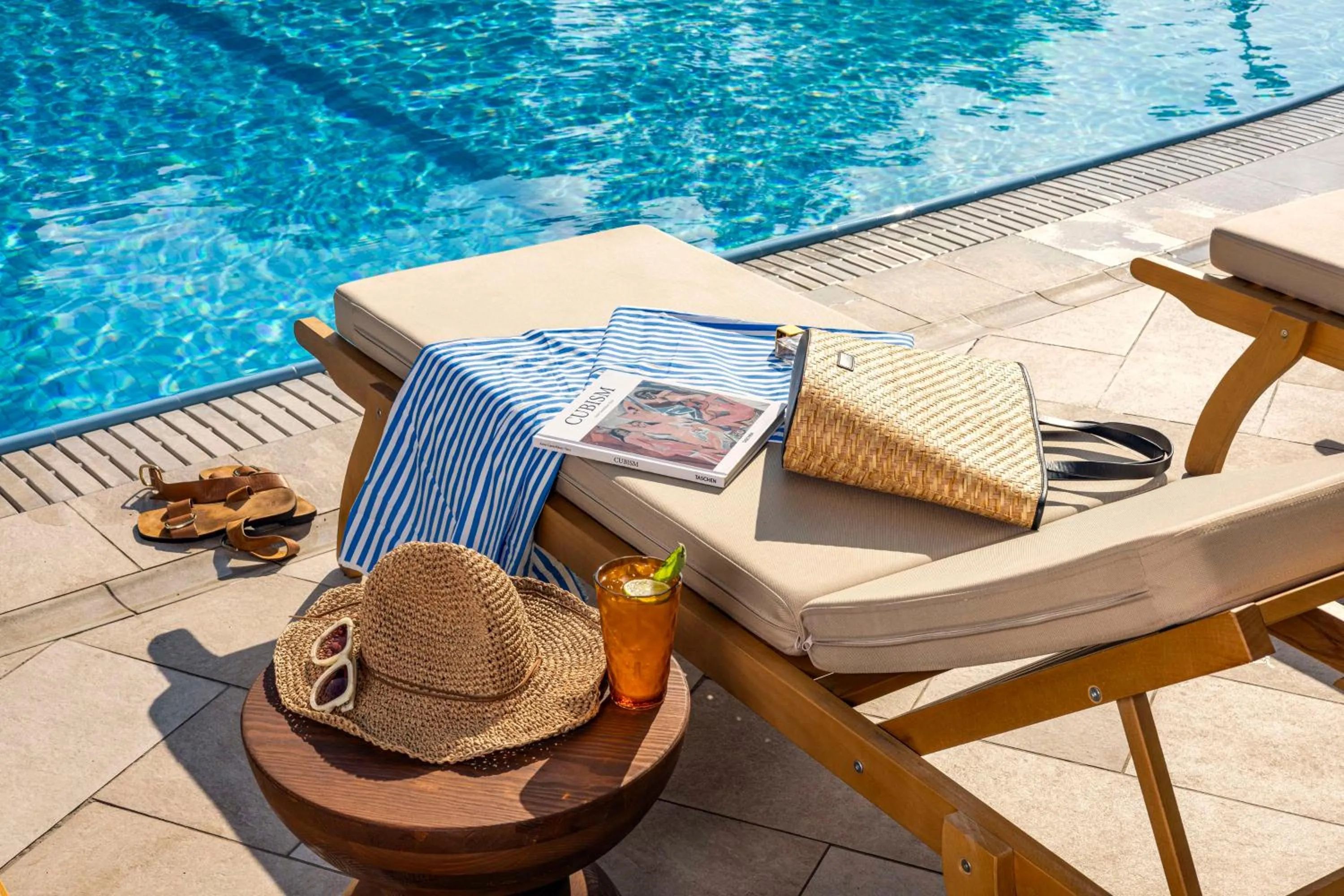 Pool view in Hilton Istanbul Bosphorus