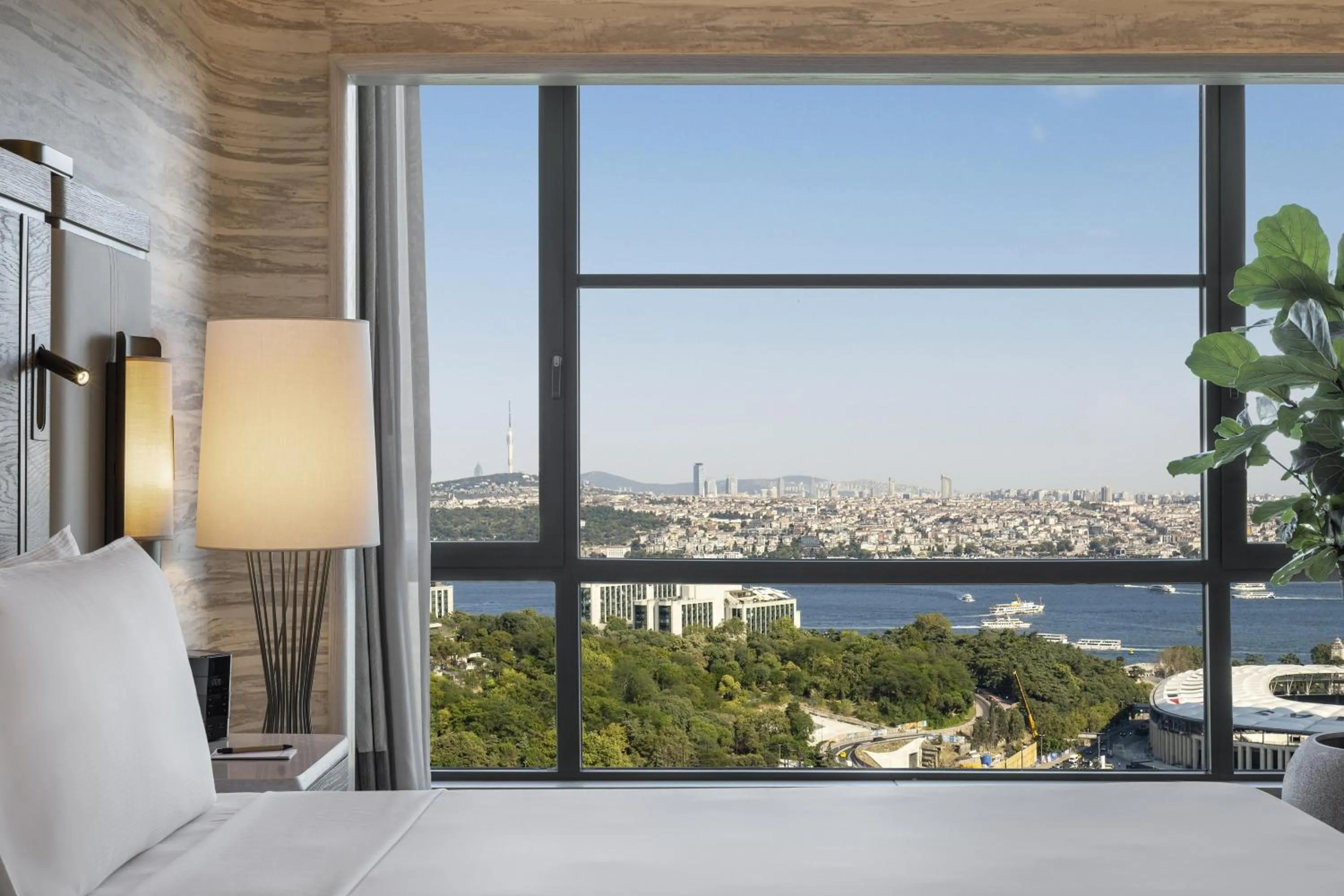 View (from property/room), Bed in Hilton Istanbul Bosphorus