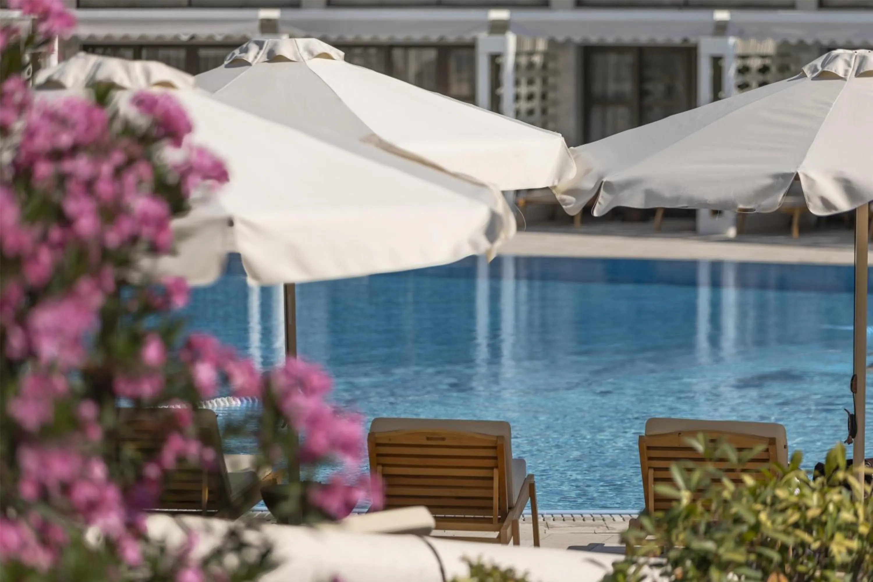Pool view in Hilton Istanbul Bosphorus