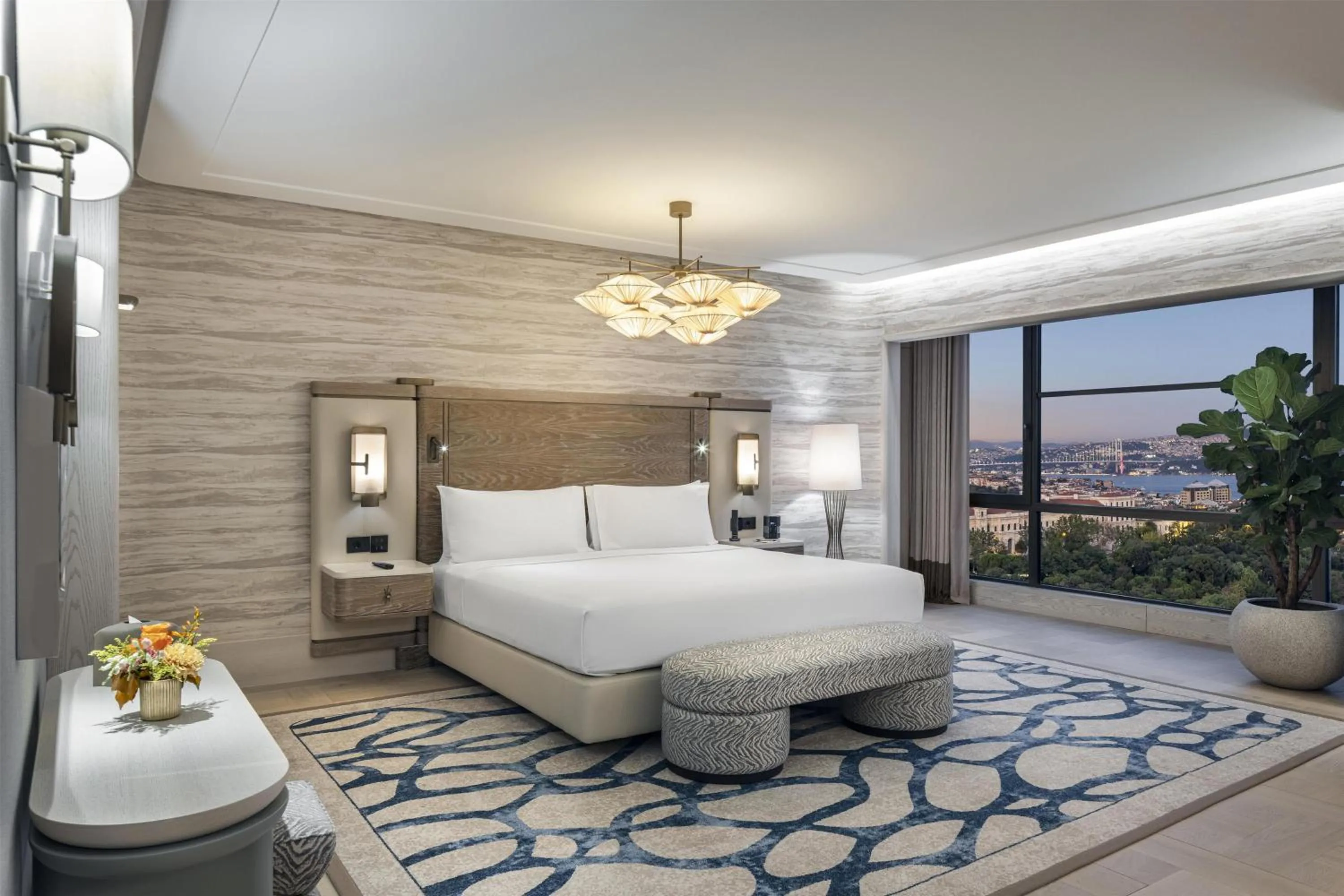 Bed in Hilton Istanbul Bosphorus
