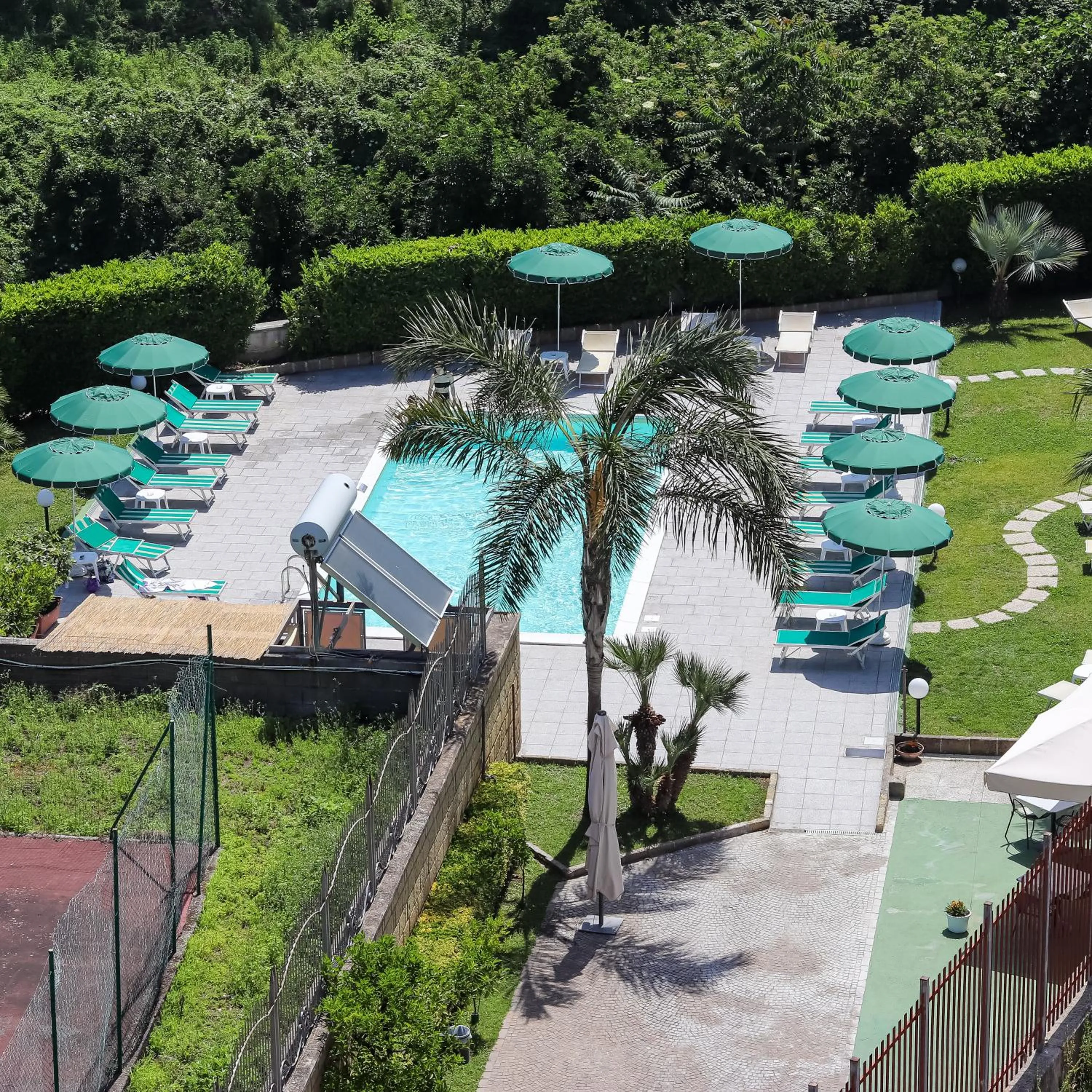 Garden view in Europa Stabia Hotel