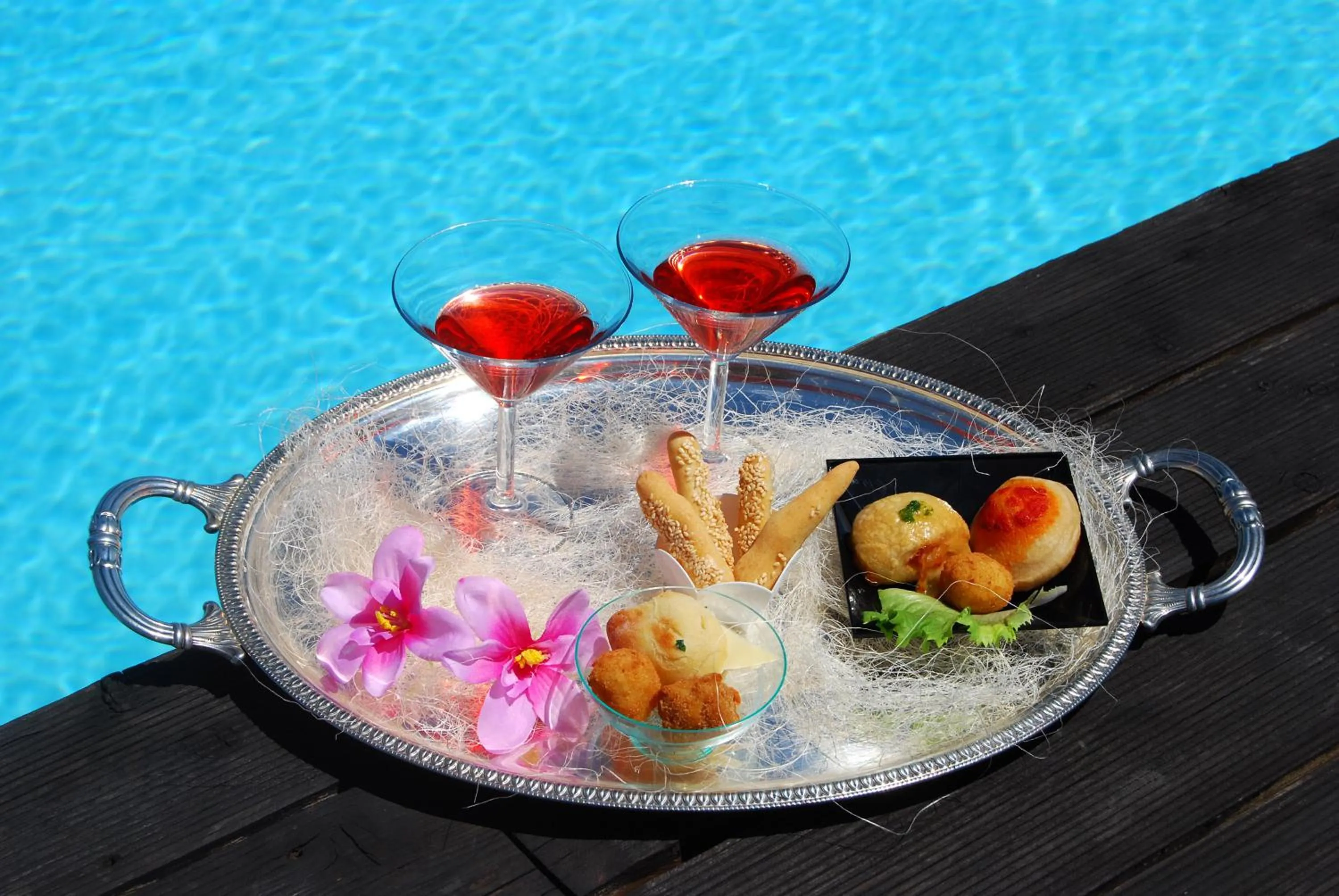 Swimming pool in Europa Stabia Hotel