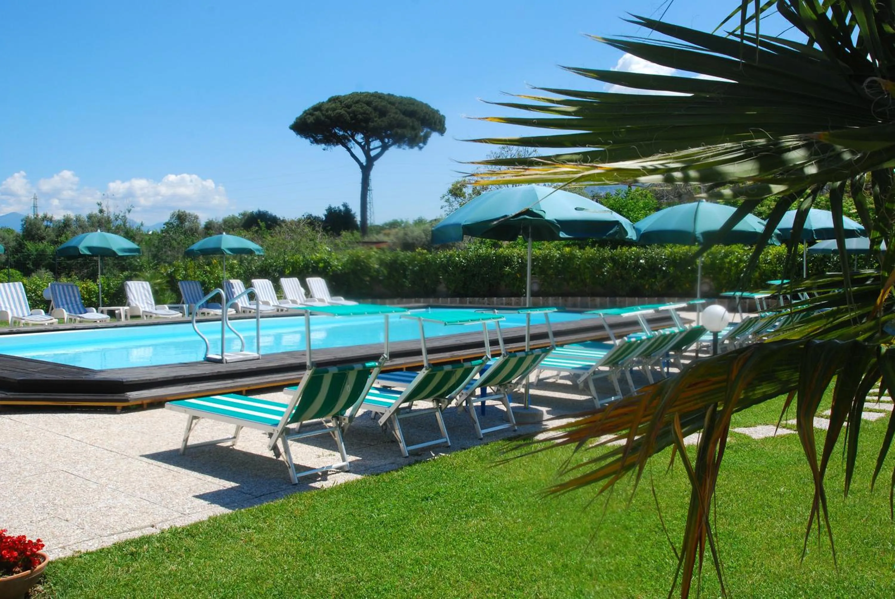 Swimming pool in Europa Stabia Hotel