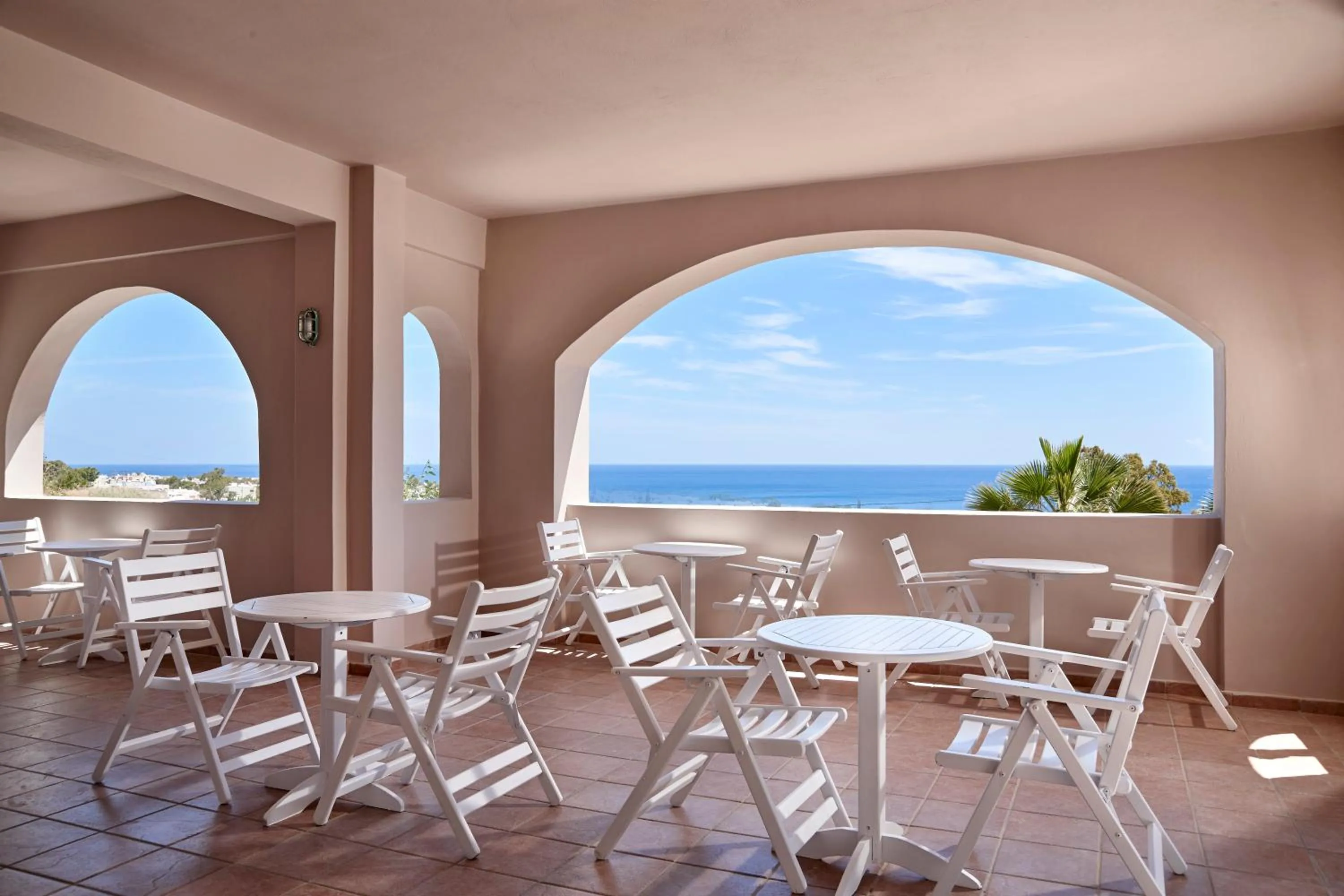 Balcony/Terrace in Terra Blue Santorini