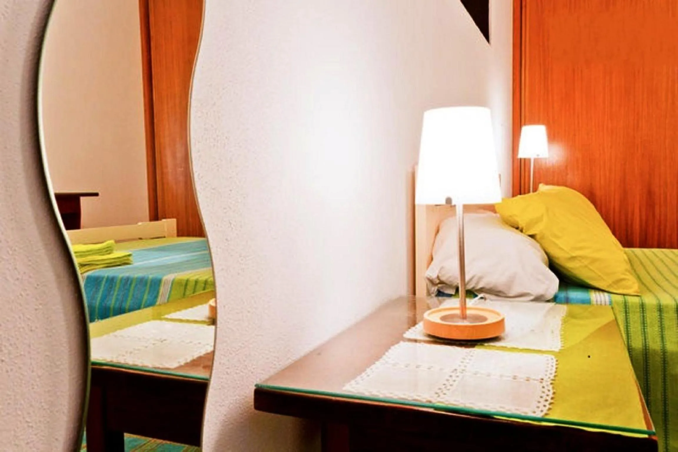 Decorative detail, Bed in Coloured Studio