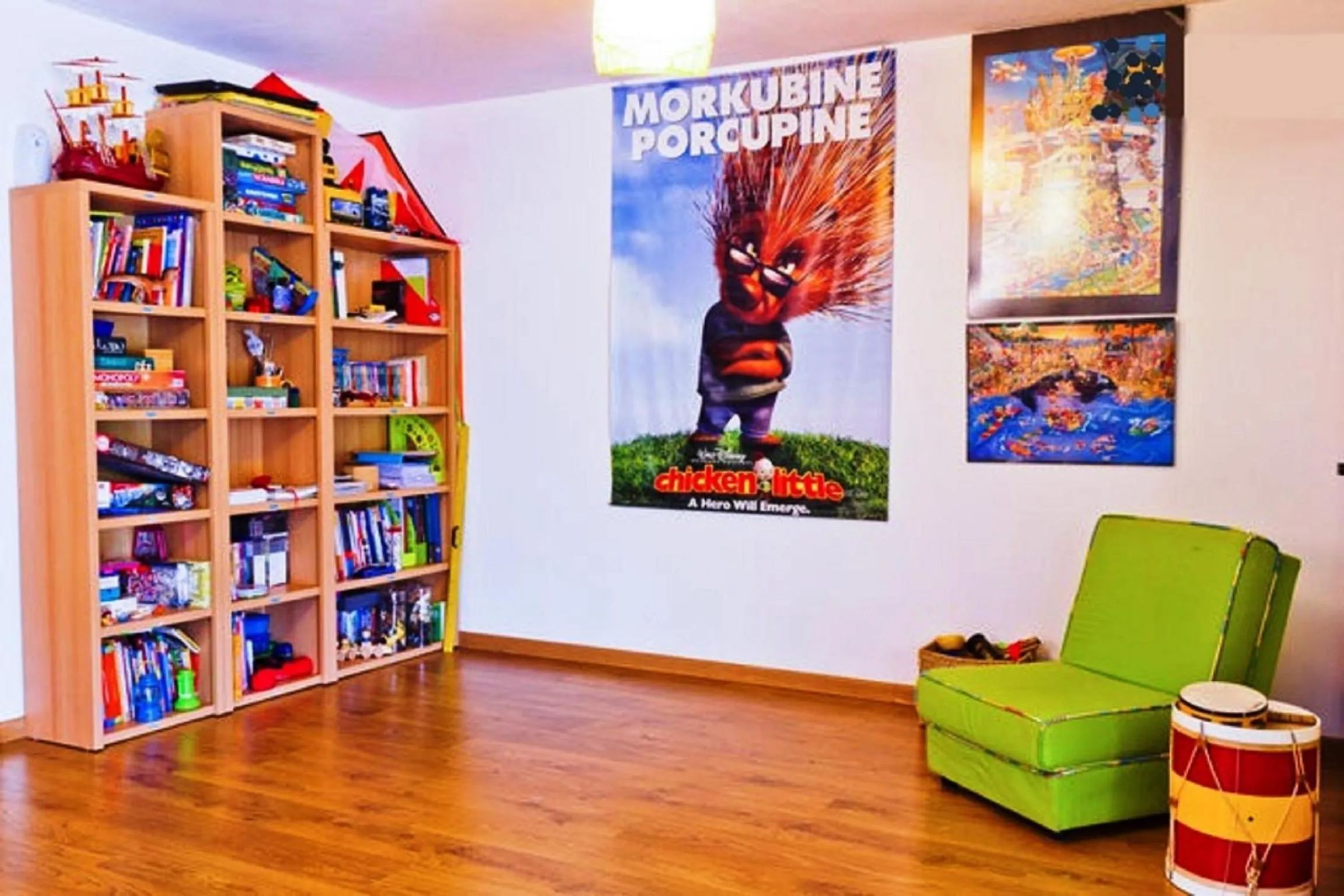 Library in Coloured Studio