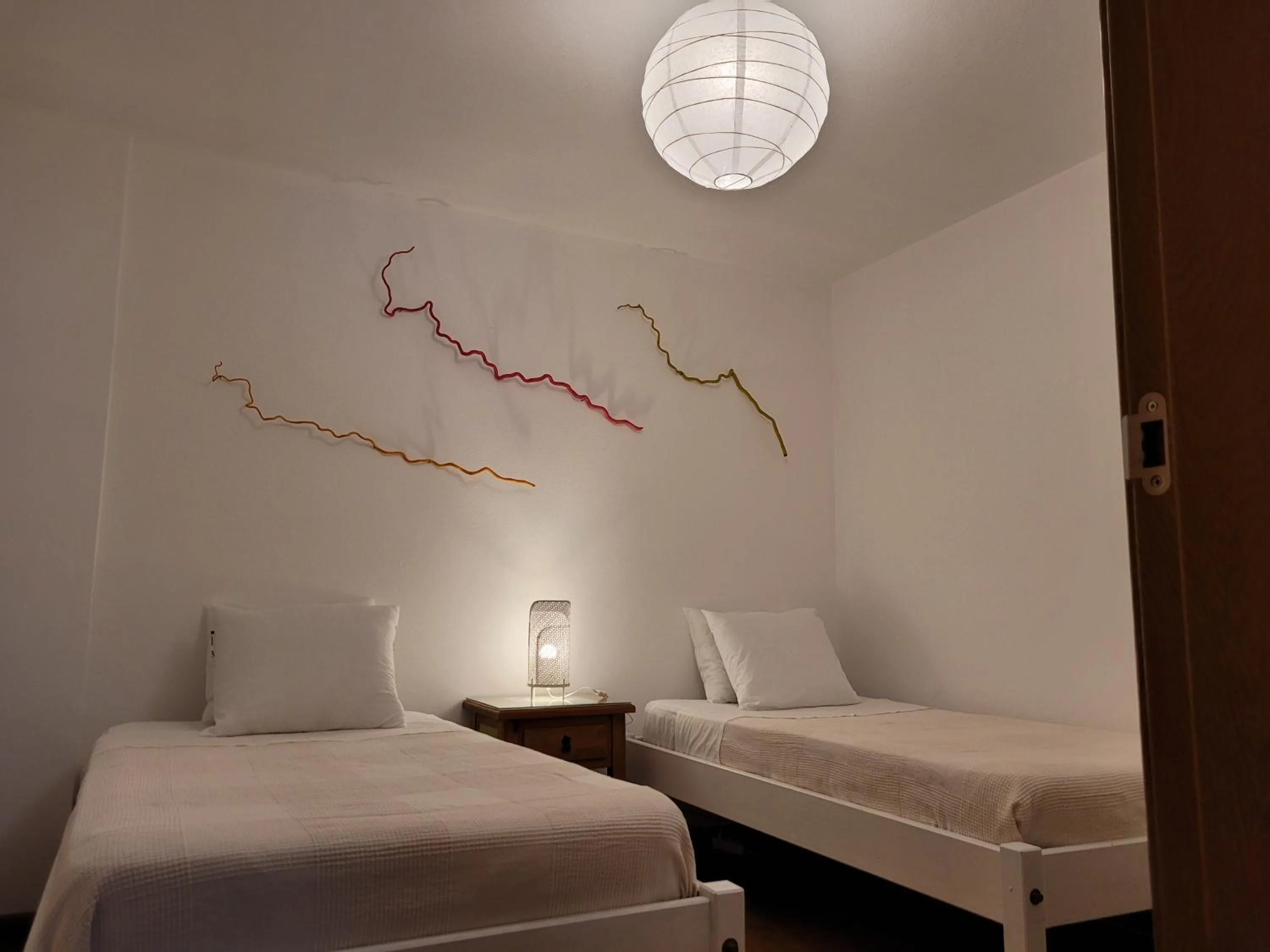 Bedroom, Bed in Coloured Studio