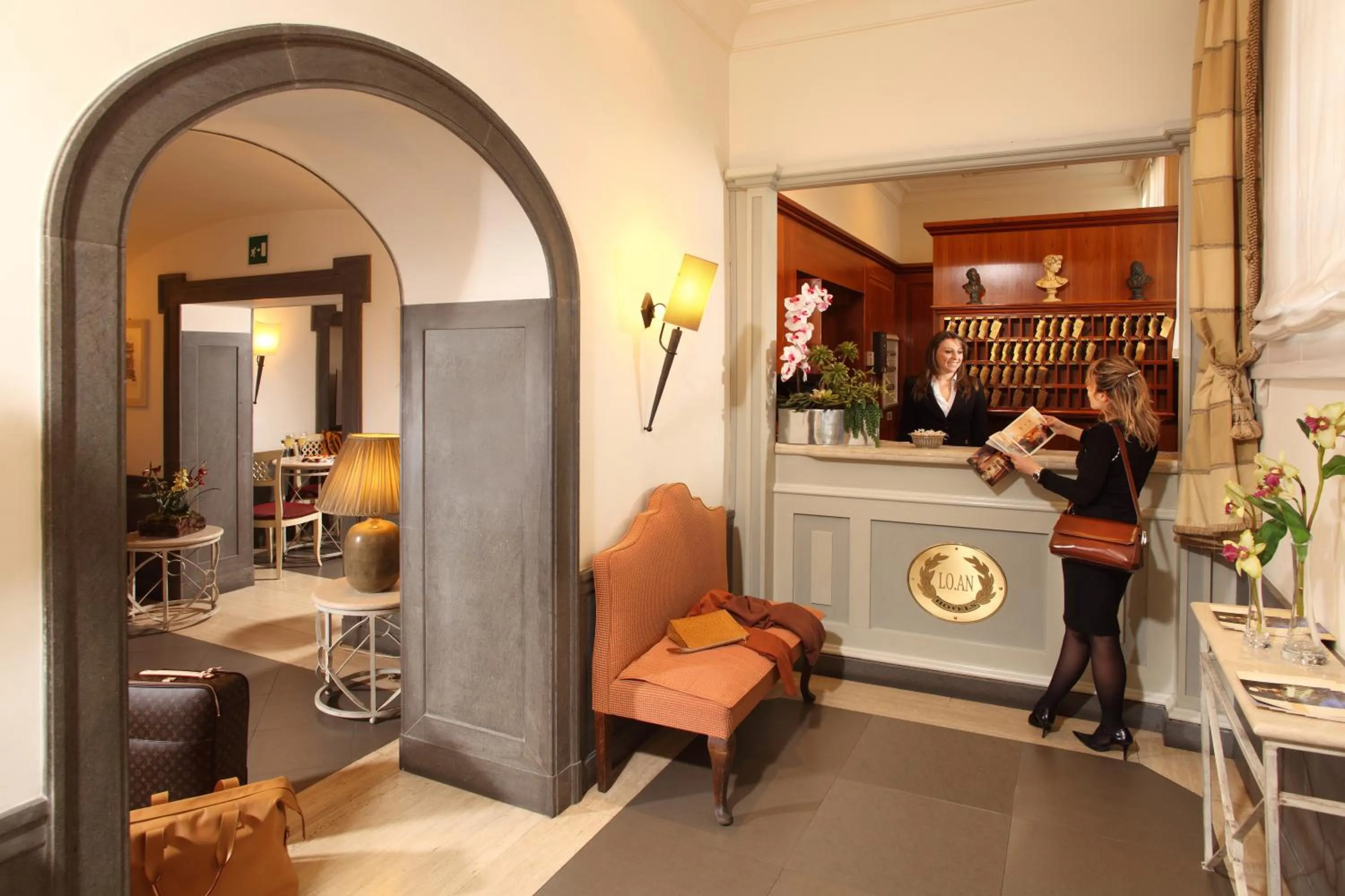 Lobby or reception in Hotel Villa Glori