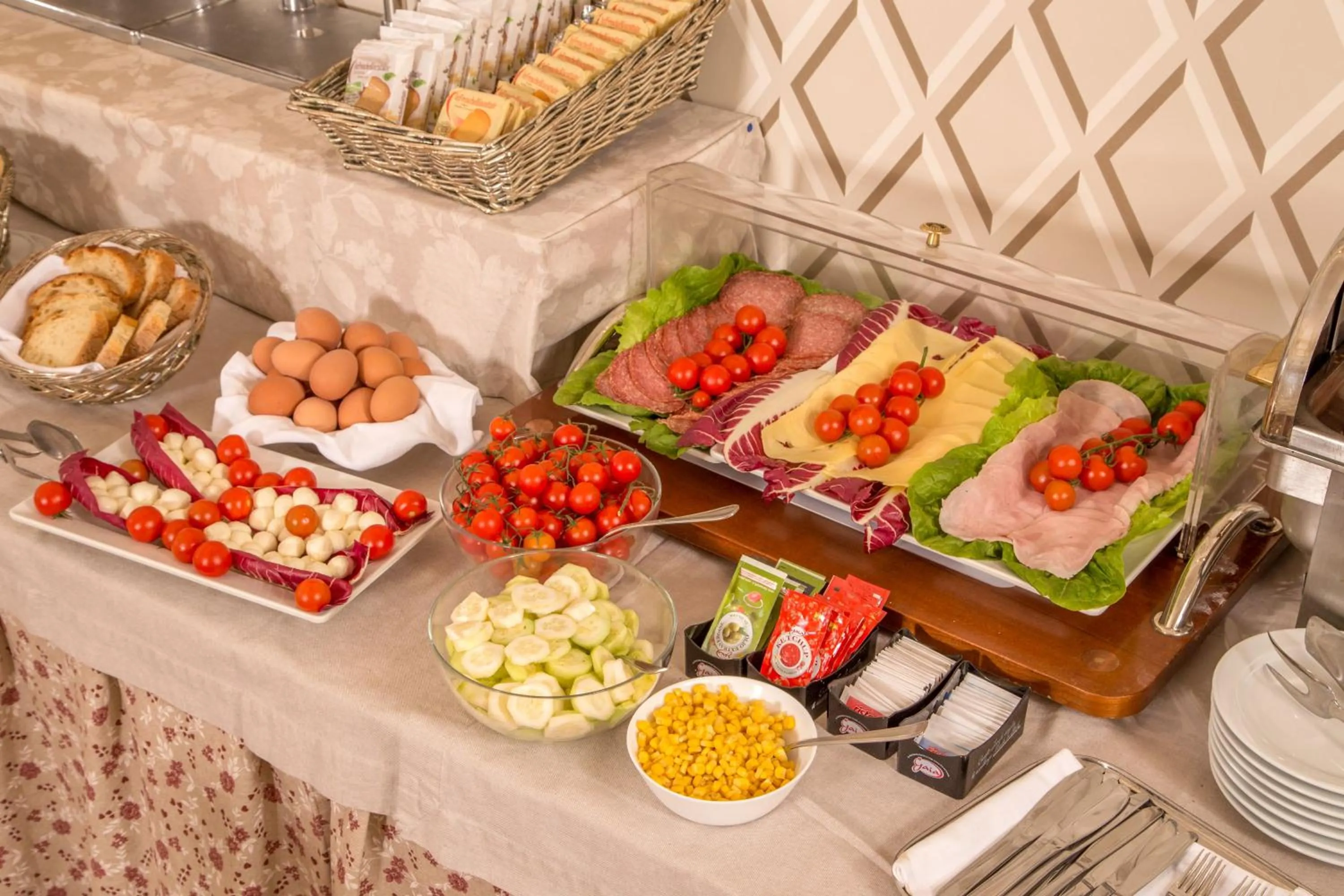 Food close-up in Hotel Villa Glori