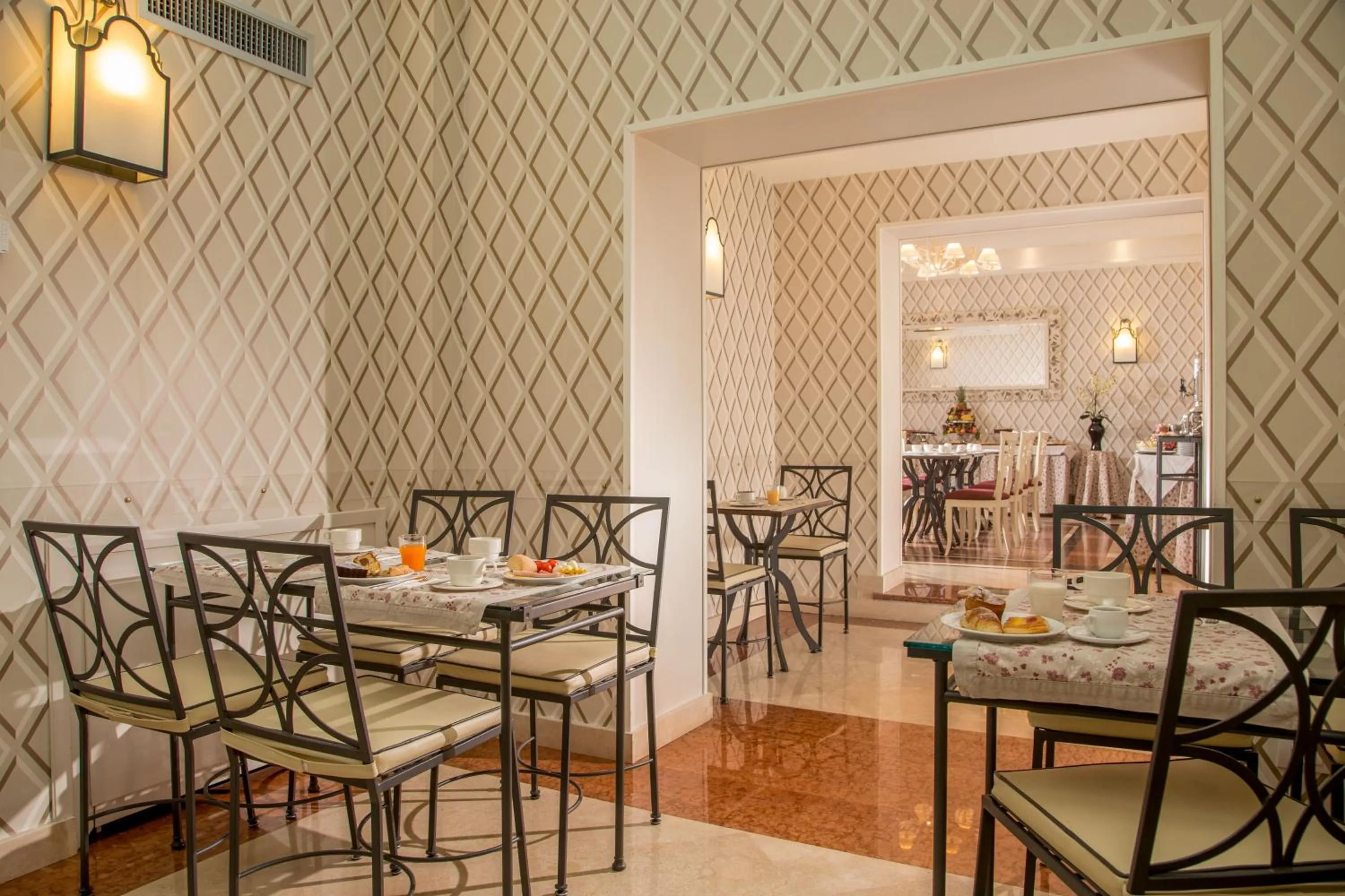 Restaurant/places to eat in Hotel Villa Glori